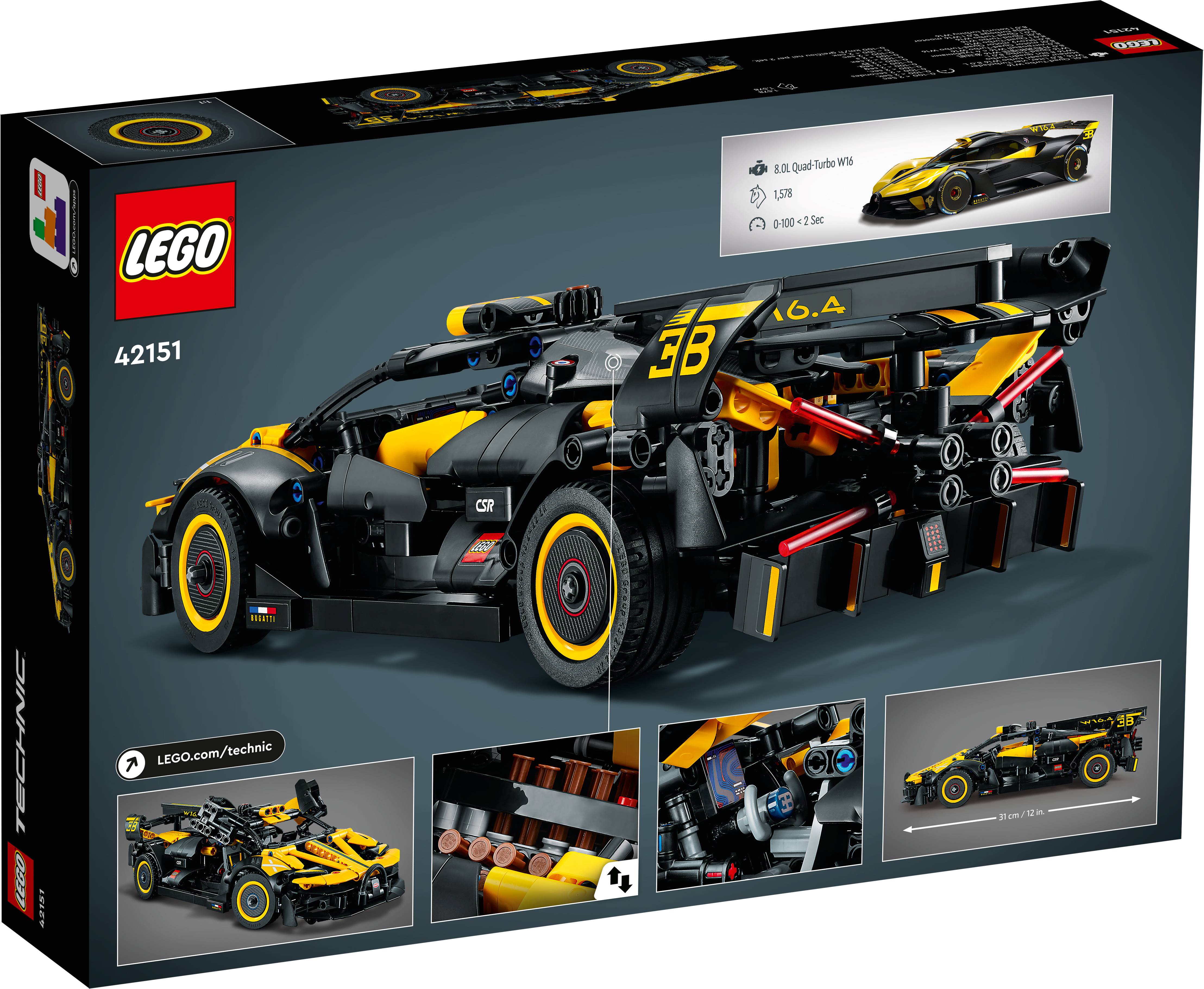 Picture of LEGO Technic 42151 Bugatti Bolide Building Toy Set