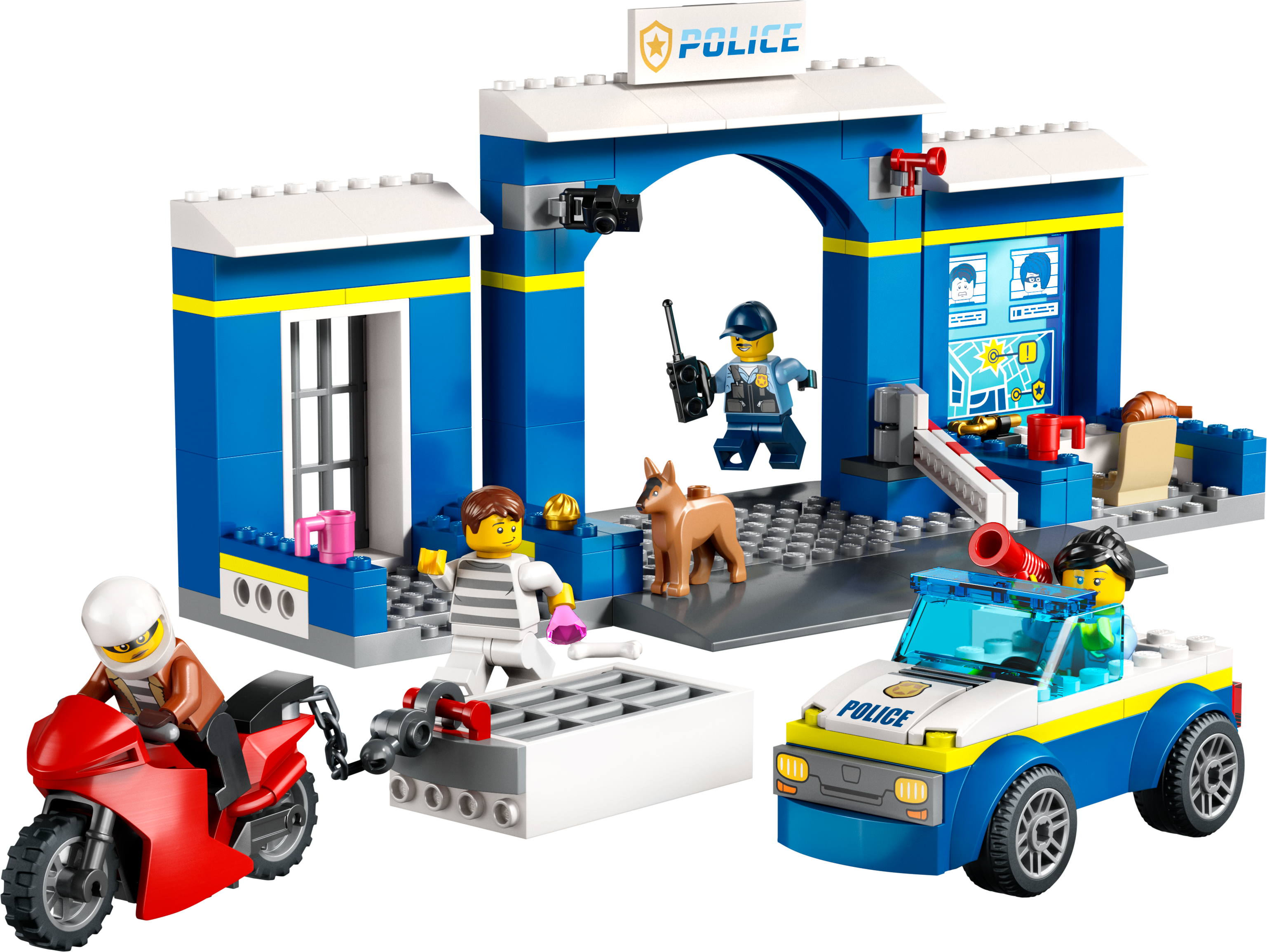 Picture of LEGO City 60370 Police Station Chase