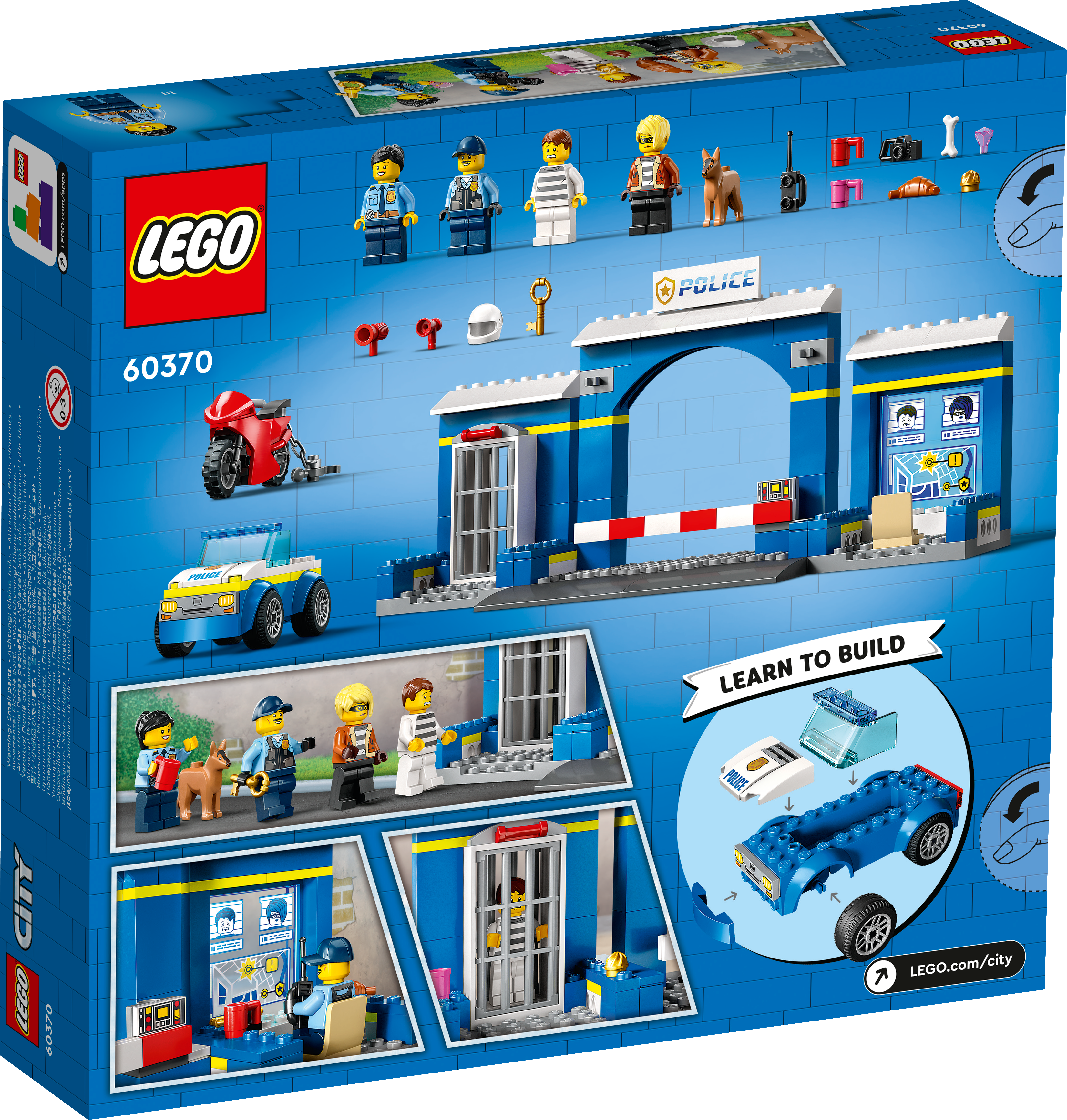 Picture of LEGO City 60370 Police Station Chase