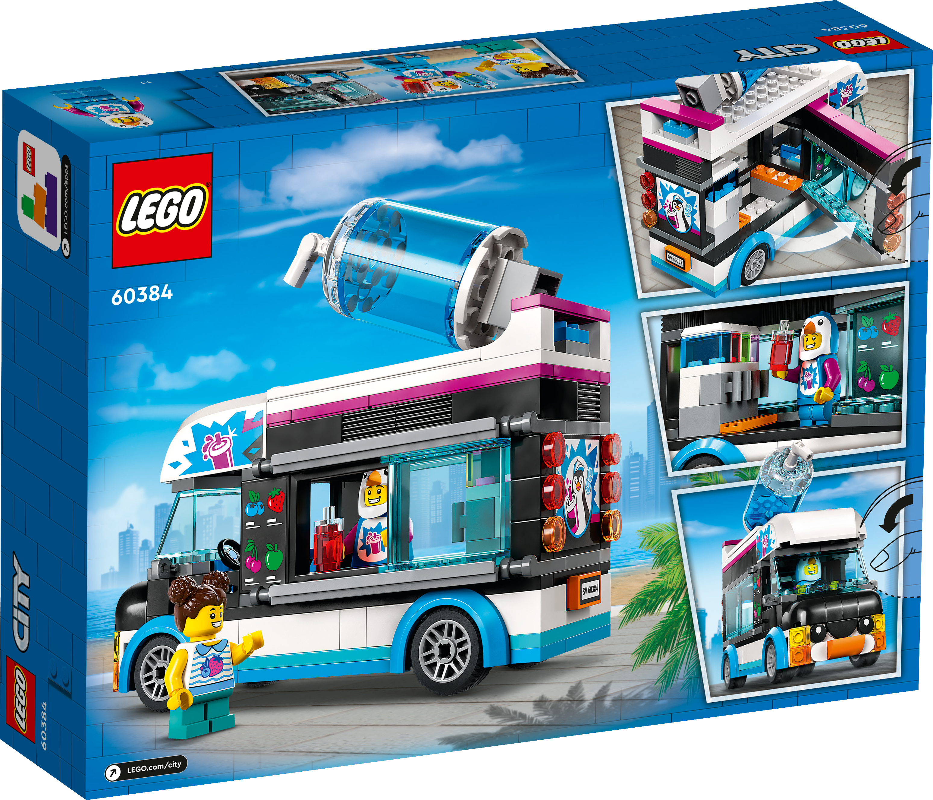 Picture of LEGO City 60384 Penguin Slushy Van