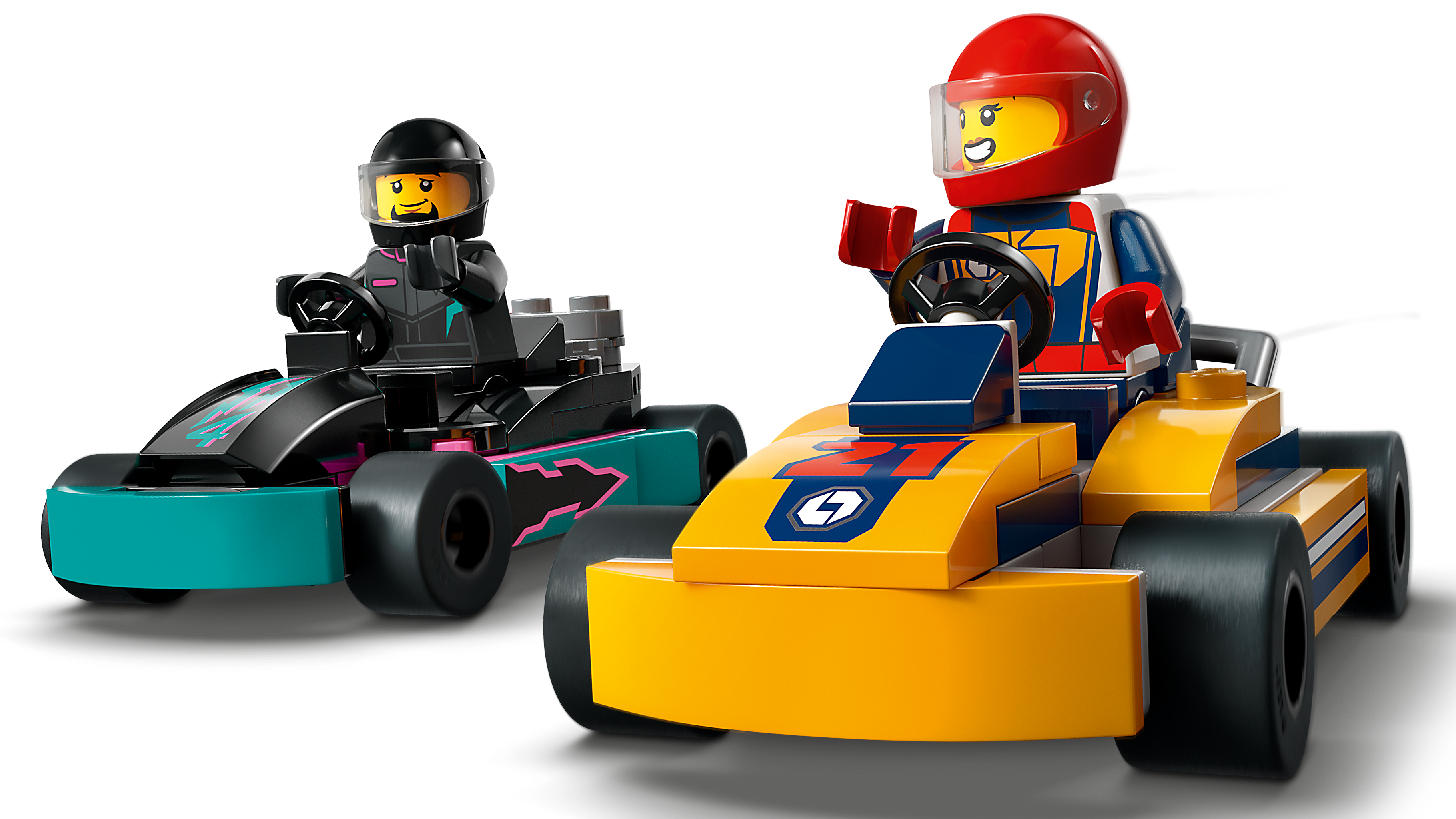 Picture of LEGO City 60400 Go-Karts and Race Drivers Toy Set