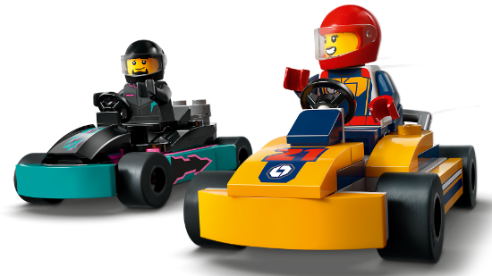 Picture of LEGO City 60400 Go-Karts and Race Drivers Toy Set