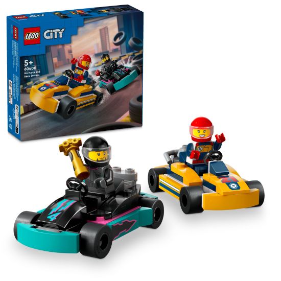 Picture of LEGO City 60400 Go-Karts and Race Drivers Toy Set