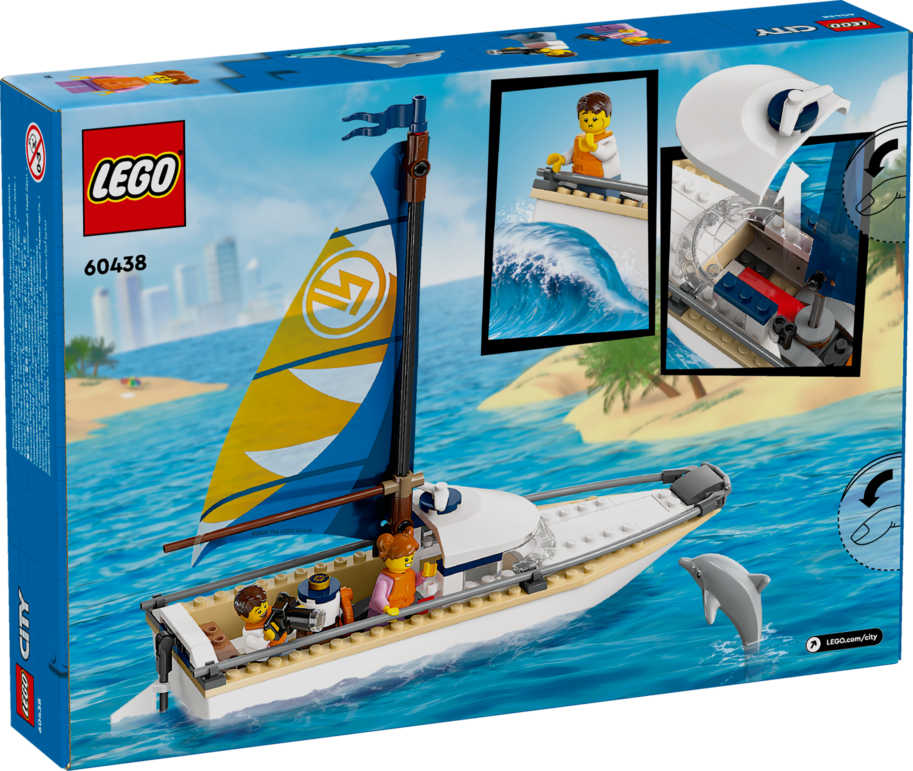 Picture of LEGO City 60438  Great Vehicles Sailboat