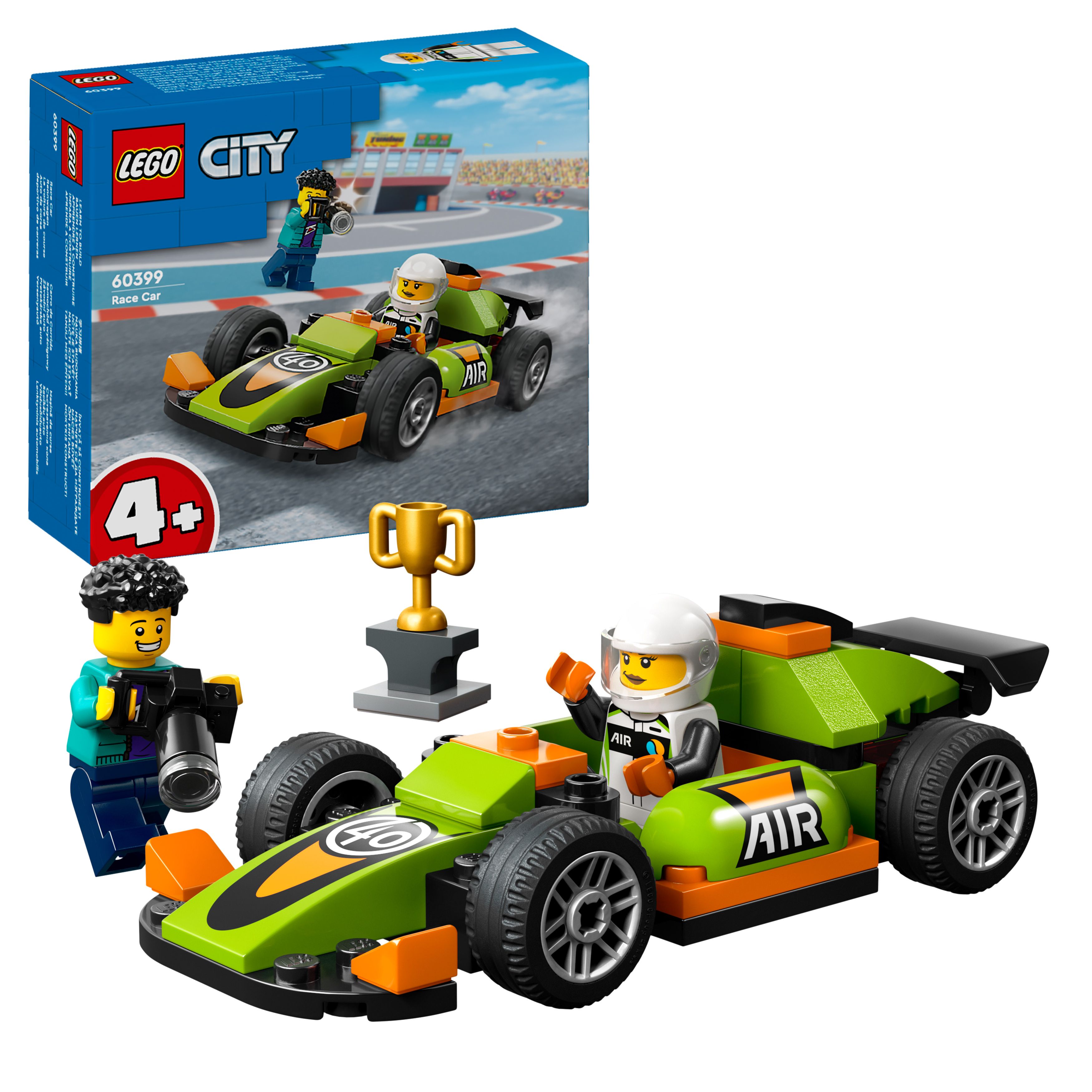 Picture of LEGO City 60399 Green Race Car