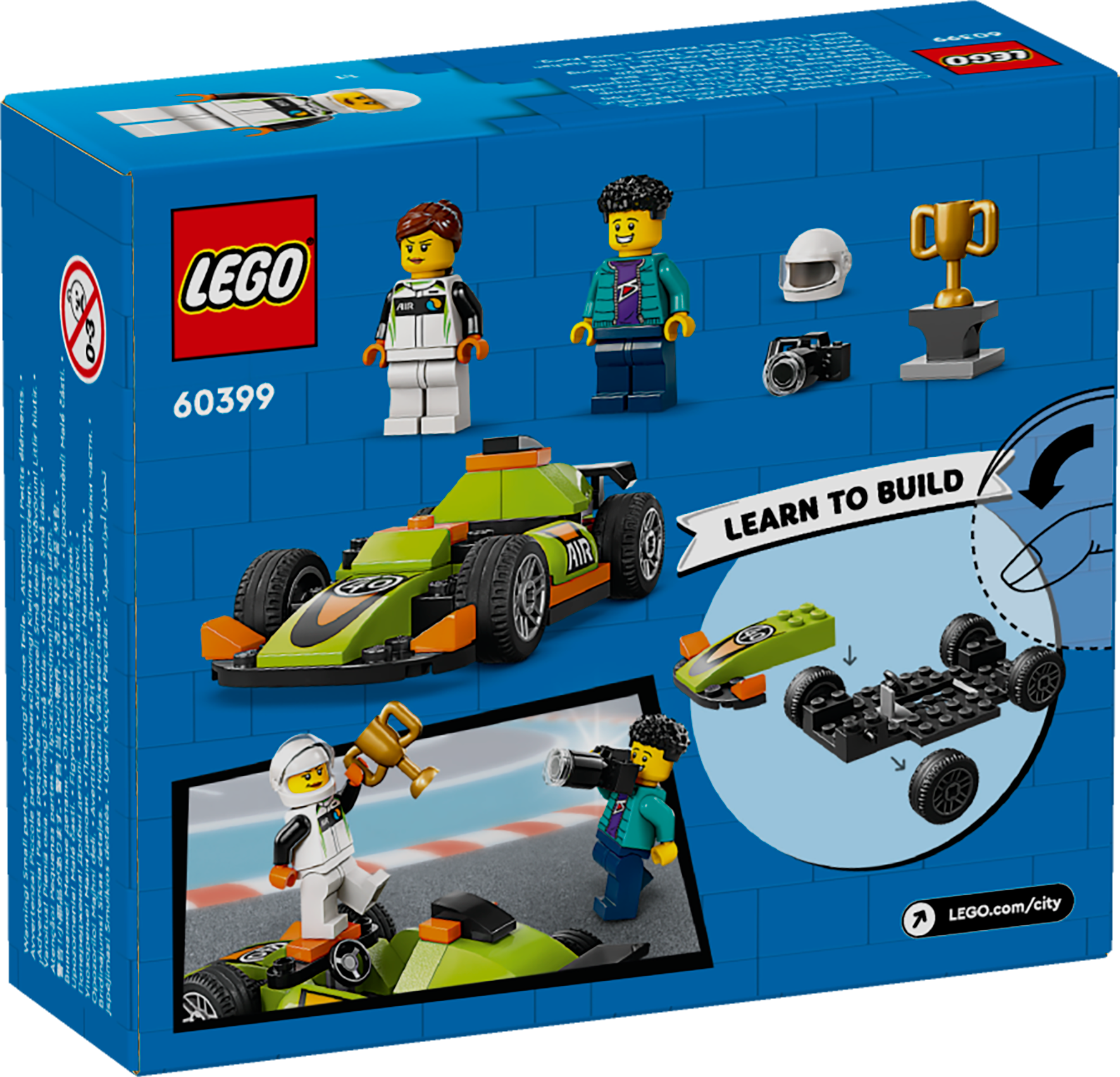 Picture of LEGO City 60399 Green Race Car