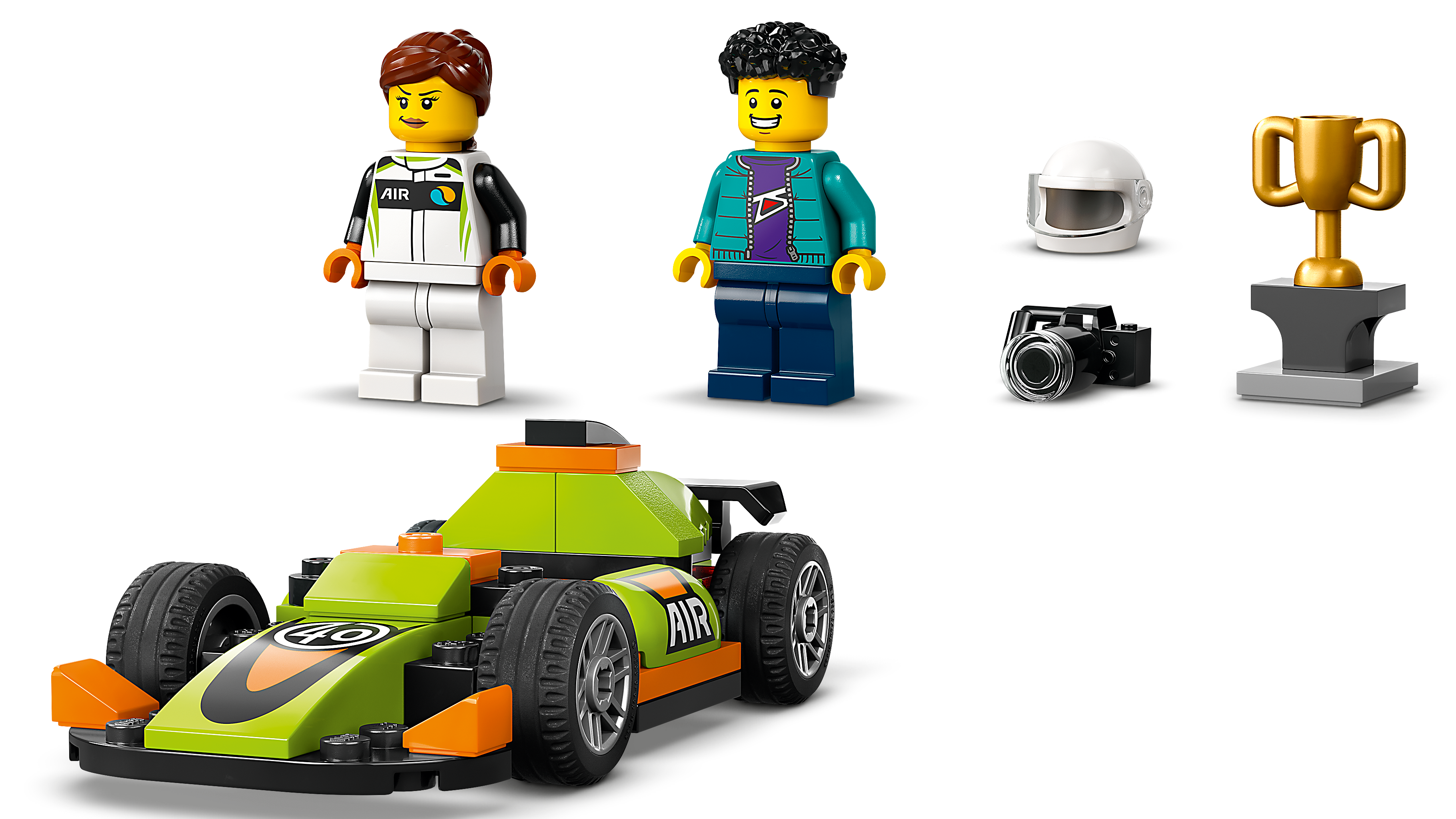 Picture of LEGO City 60399 Green Race Car