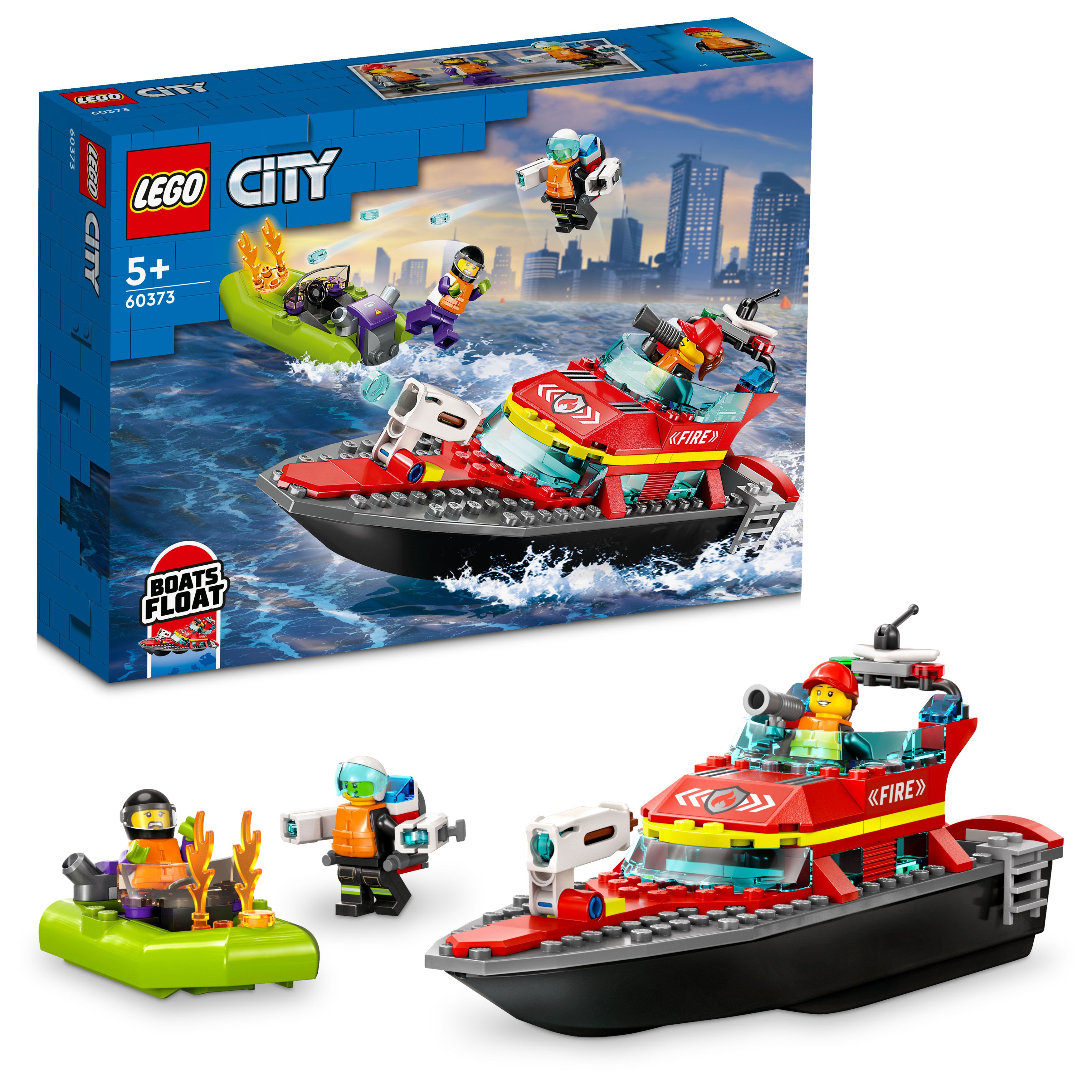 Picture of LEGO City 60373 Fire Rescue Boat