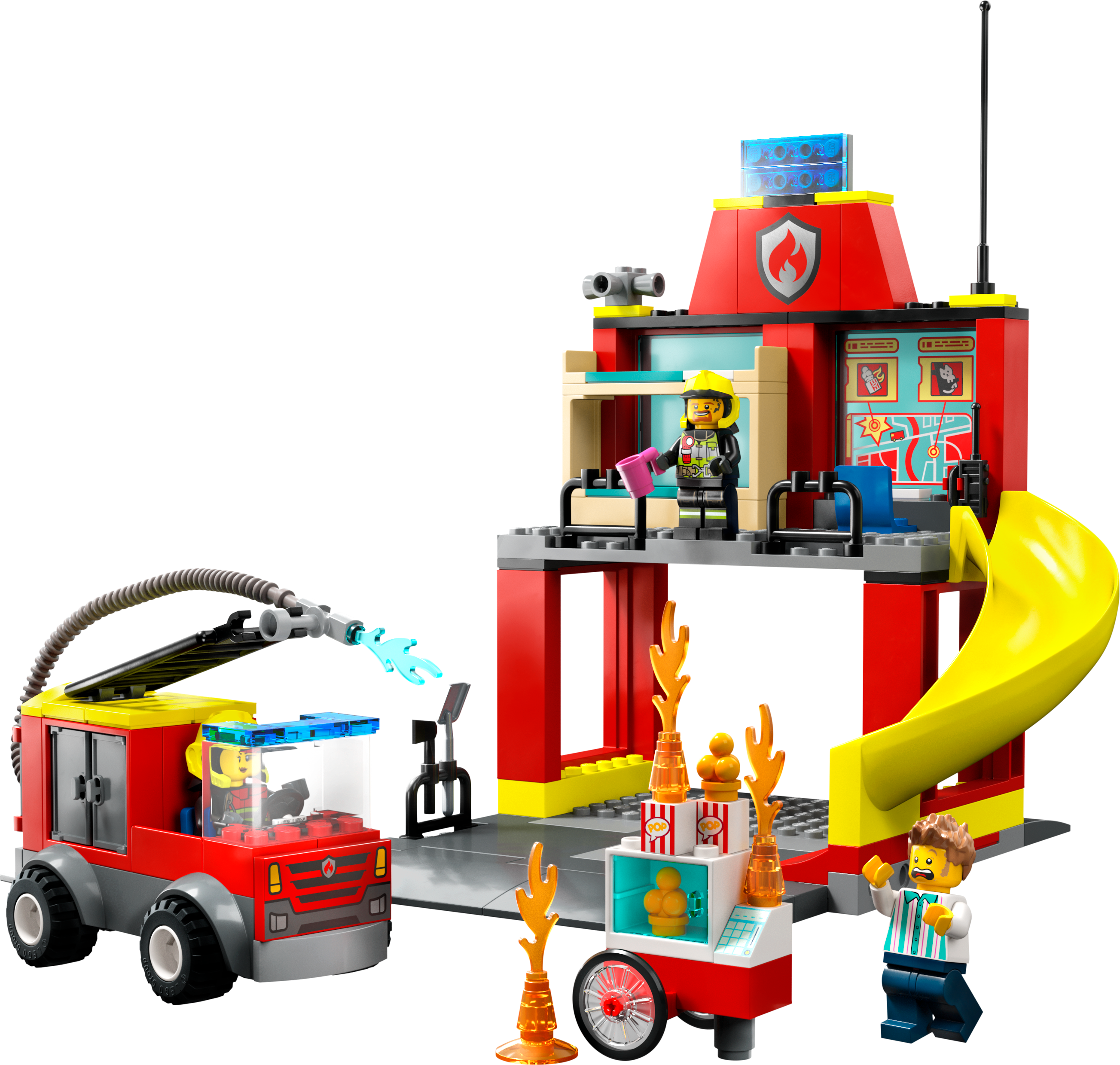 Picture of LEGO City 60375 Fire Station and Fire Engine