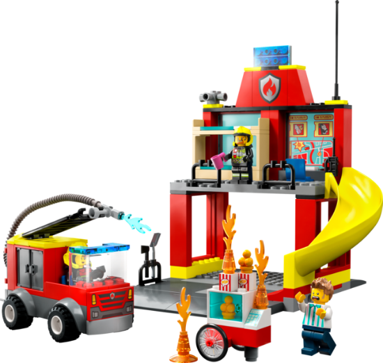 Picture of LEGO City 60375 Fire Station and Fire Engine