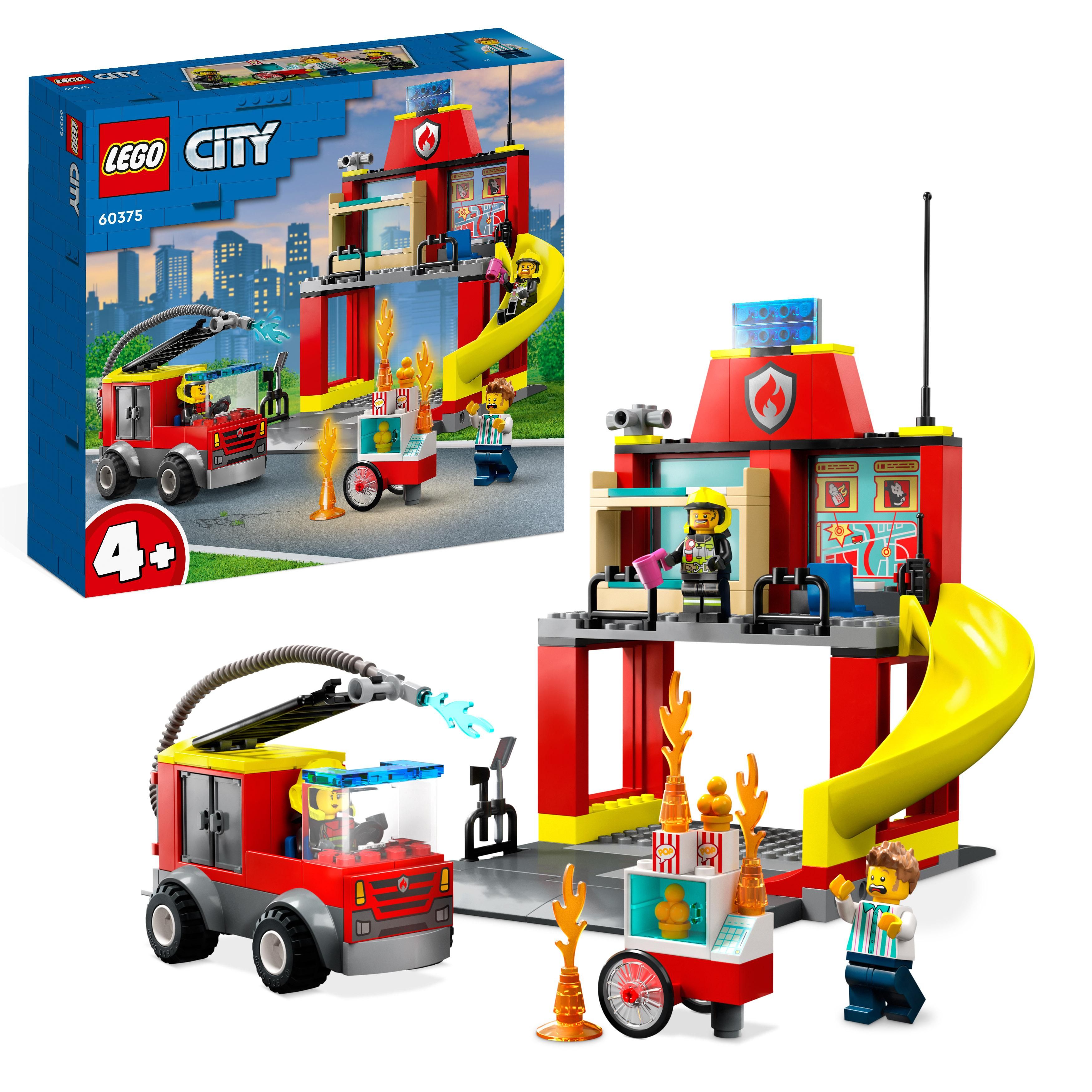 Picture of LEGO City 60375 Fire Station and Fire Engine