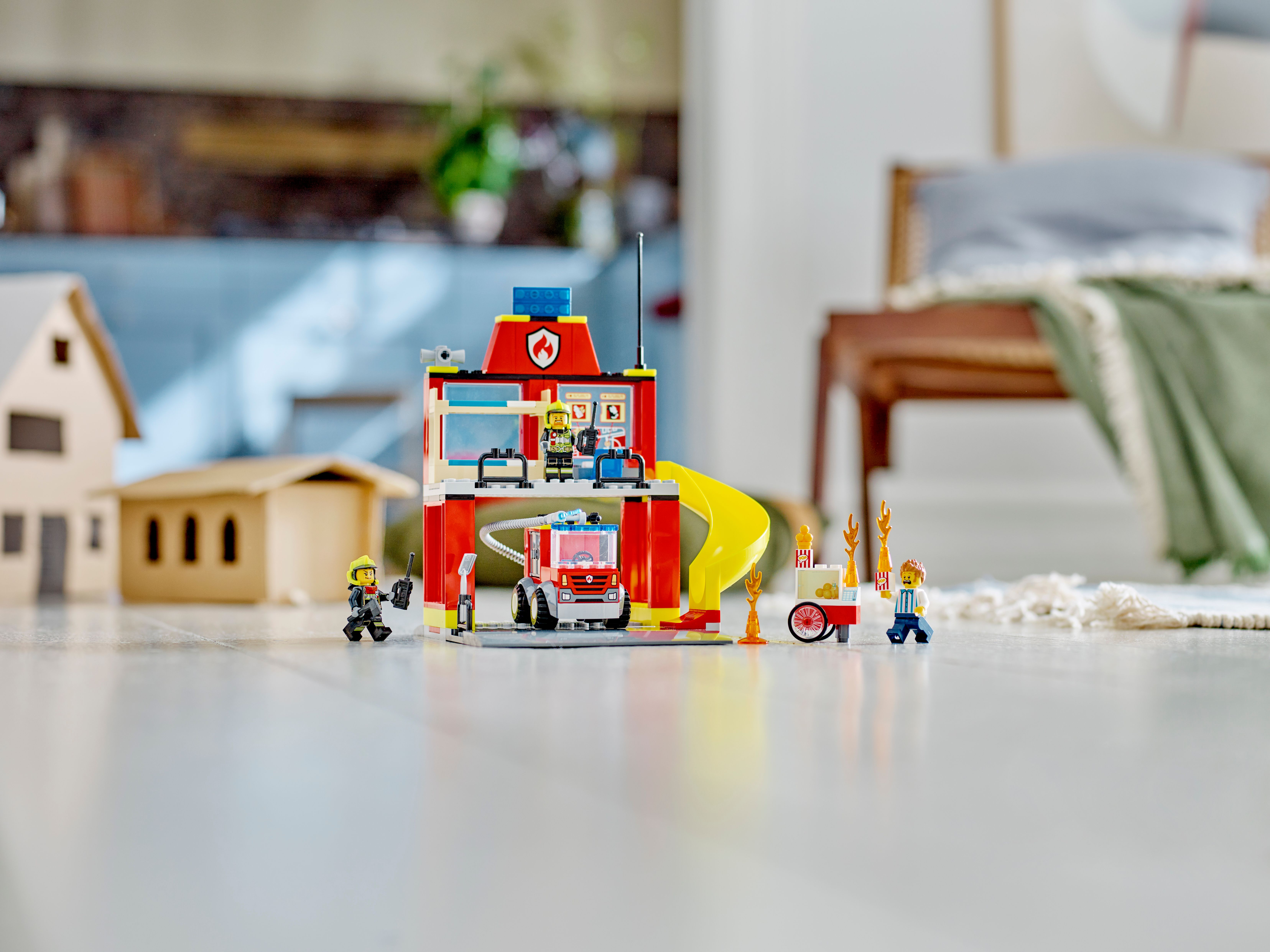 Picture of LEGO City 60375 Fire Station and Fire Engine