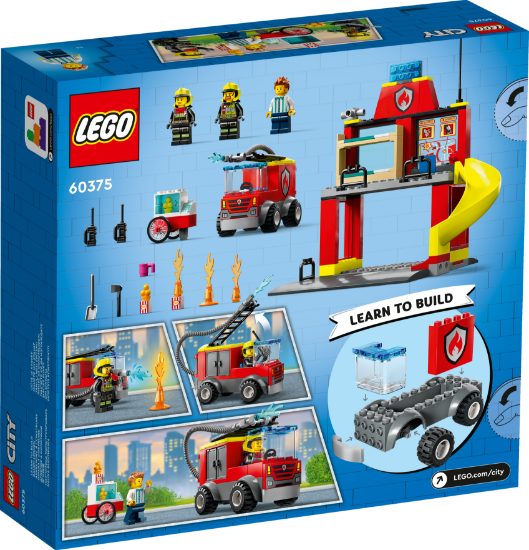 Picture of LEGO City 60375 Fire Station and Fire Engine