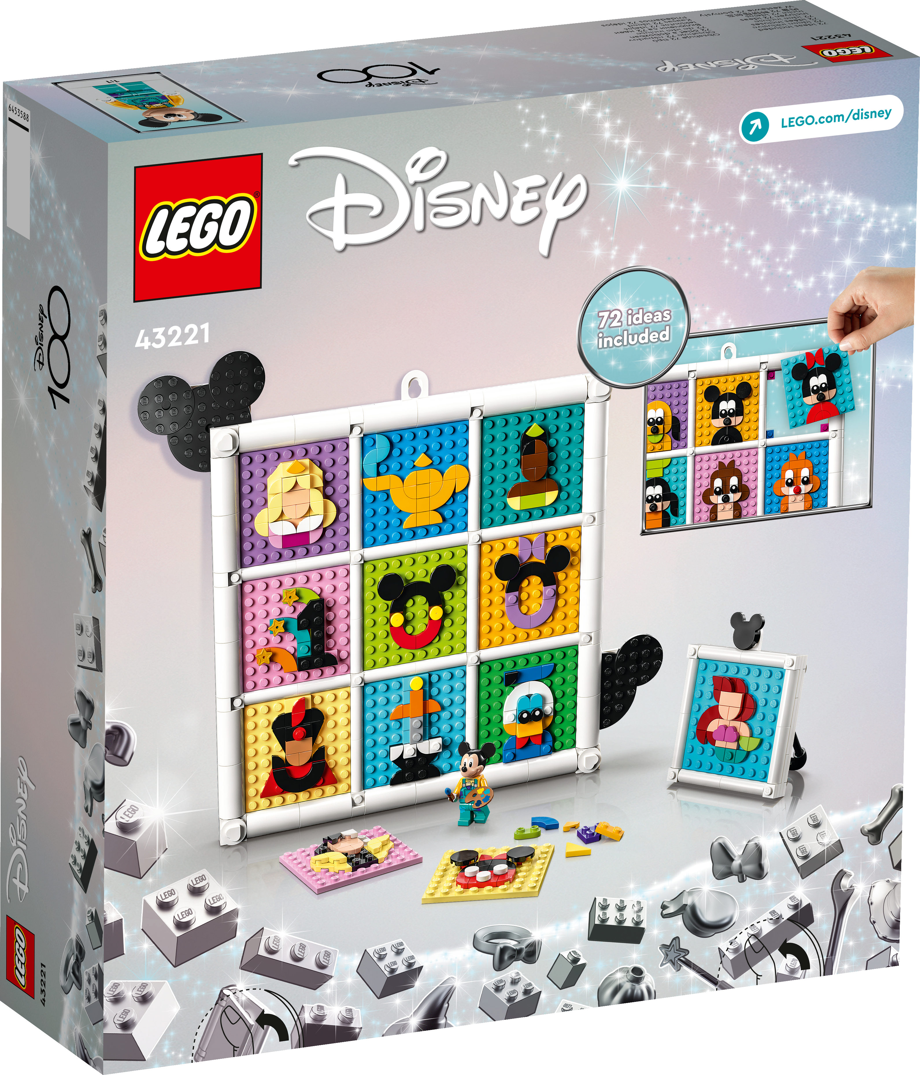 Picture of LEGO Disney Classic 43221 100 Years of Disney Animation Icons