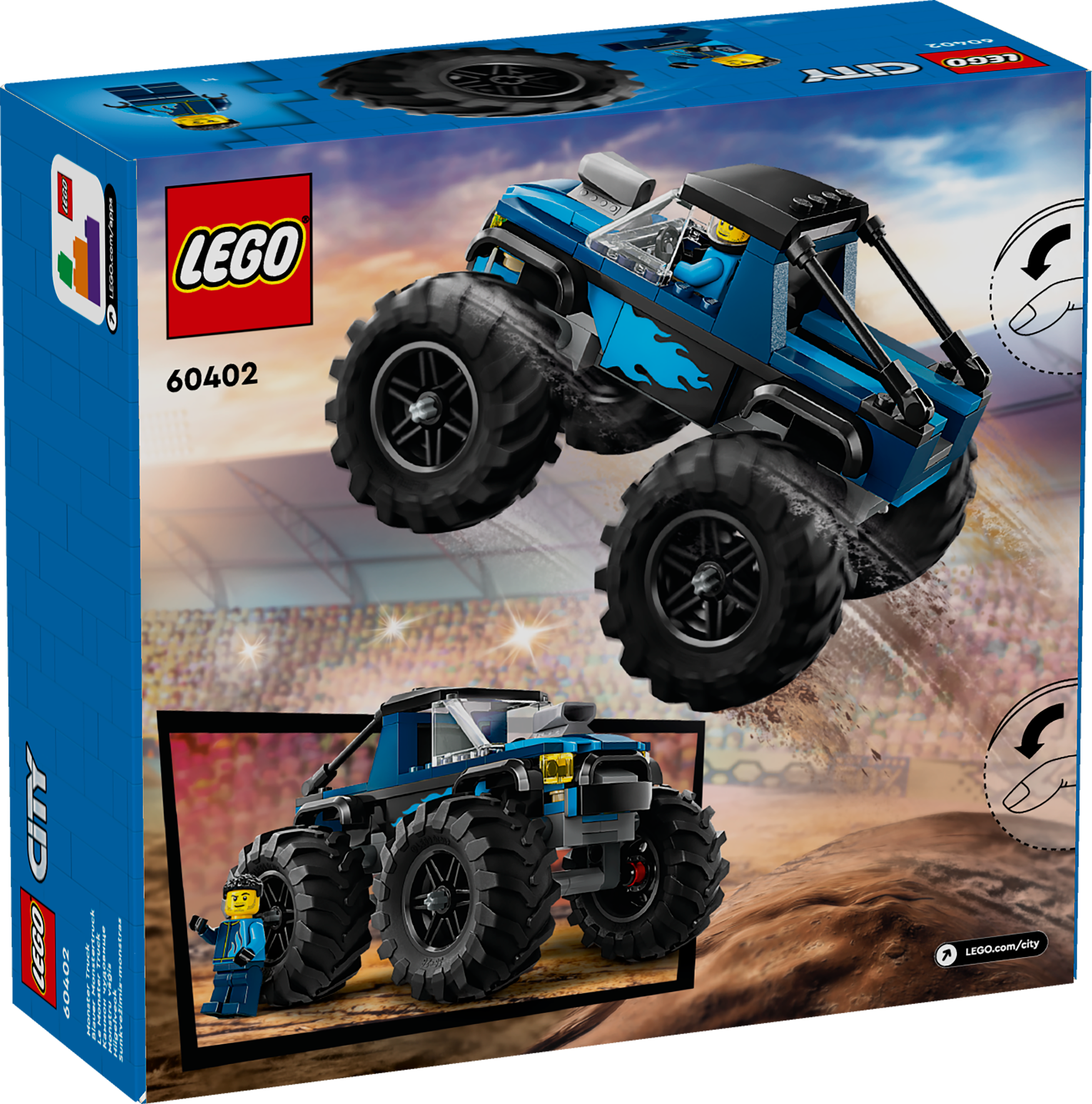 Picture of LEGO City 60402 Blue Monster Truck Off-Road Toy