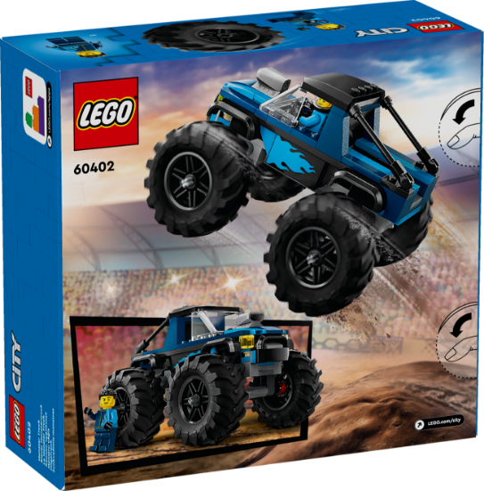 Picture of LEGO City 60402 Blue Monster Truck Off-Road Toy