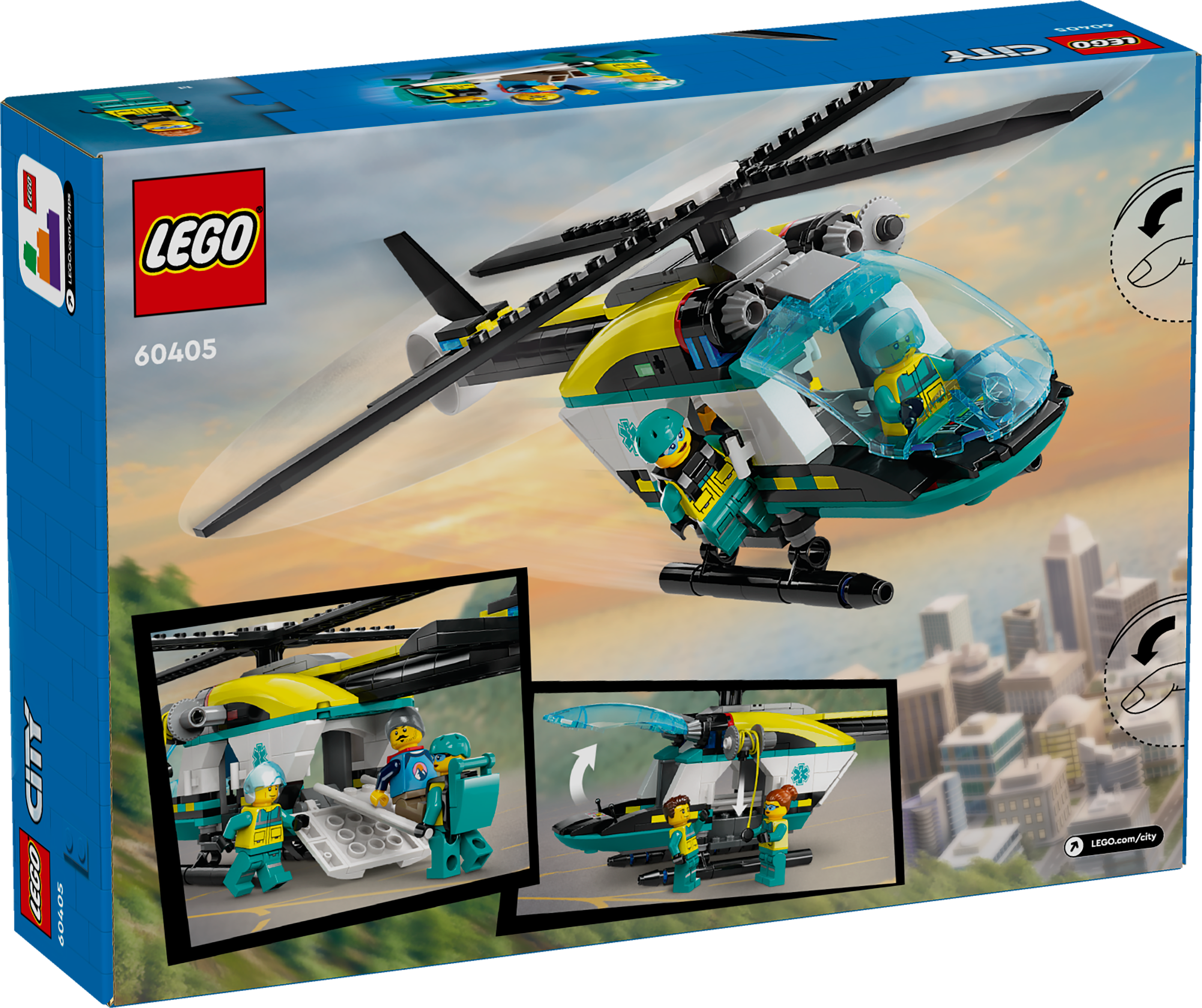 Picture of LEGO City 60405 Emergency Rescue Helicopter