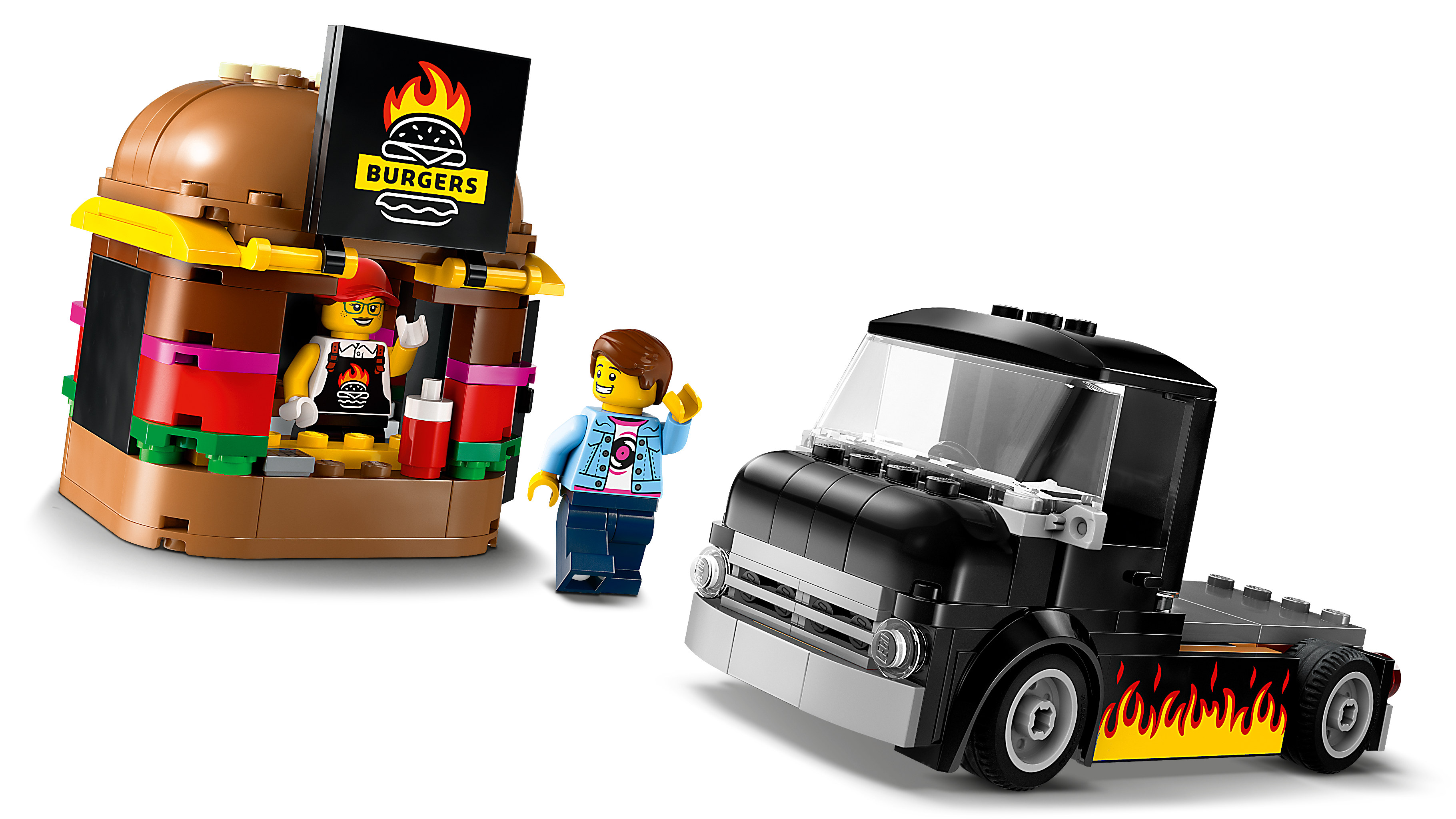 Picture of LEGO City 60404 Burger Van Toy