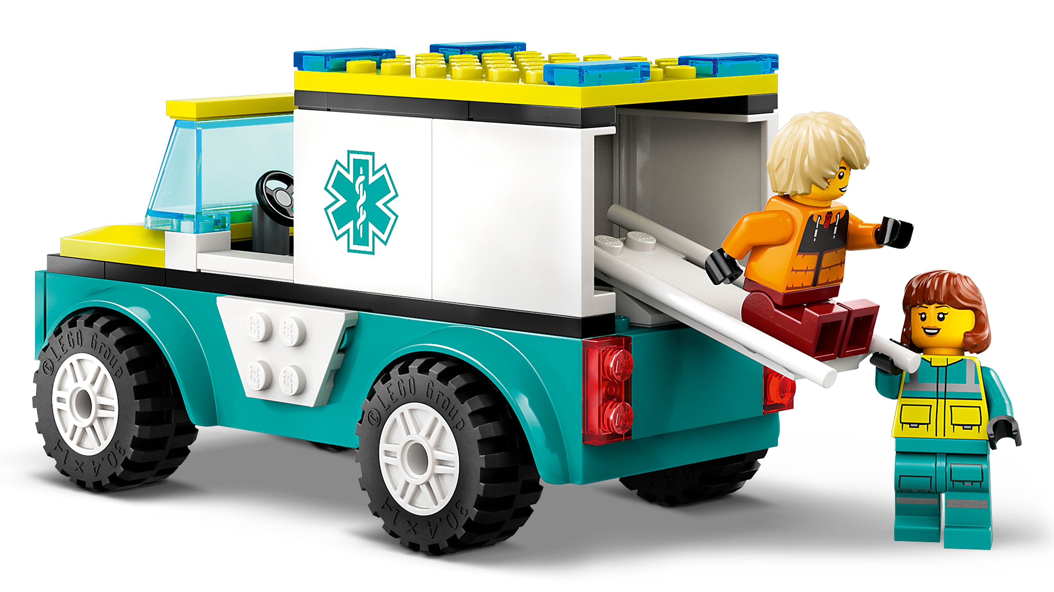 Picture of LEGO City 60403 Emergency Ambulance and Snowboarder