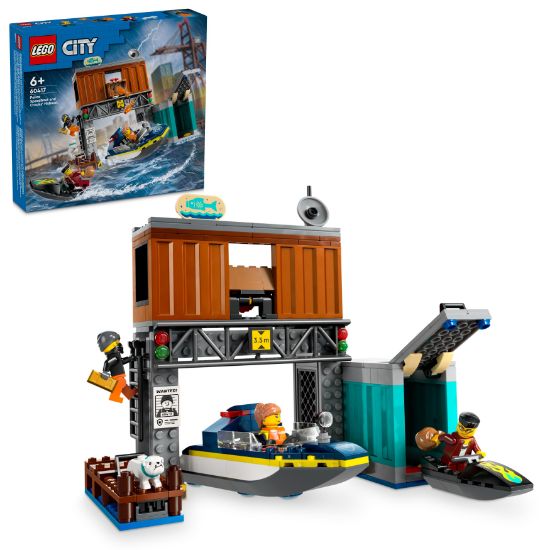 Picture of LEGO City 60417 Police Speedboat and Crooks’ Hideout