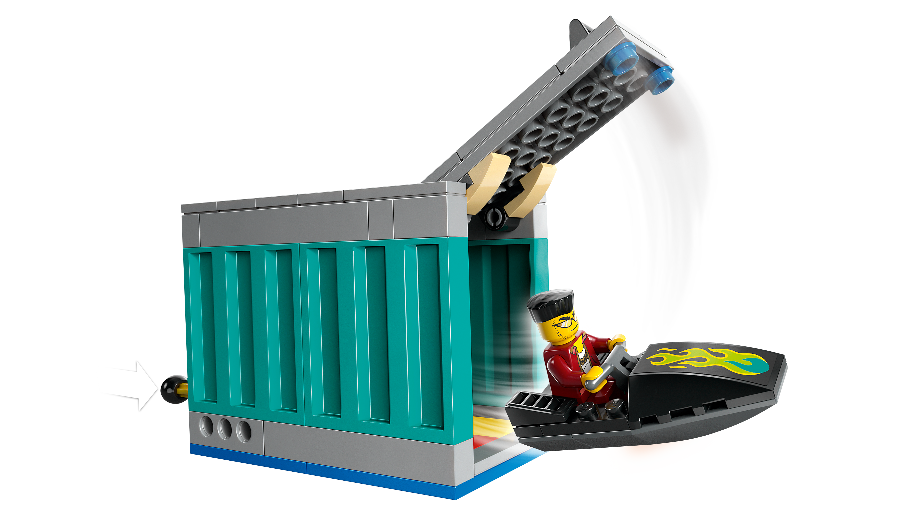 Picture of LEGO City 60417 Police Speedboat and Crooks’ Hideout