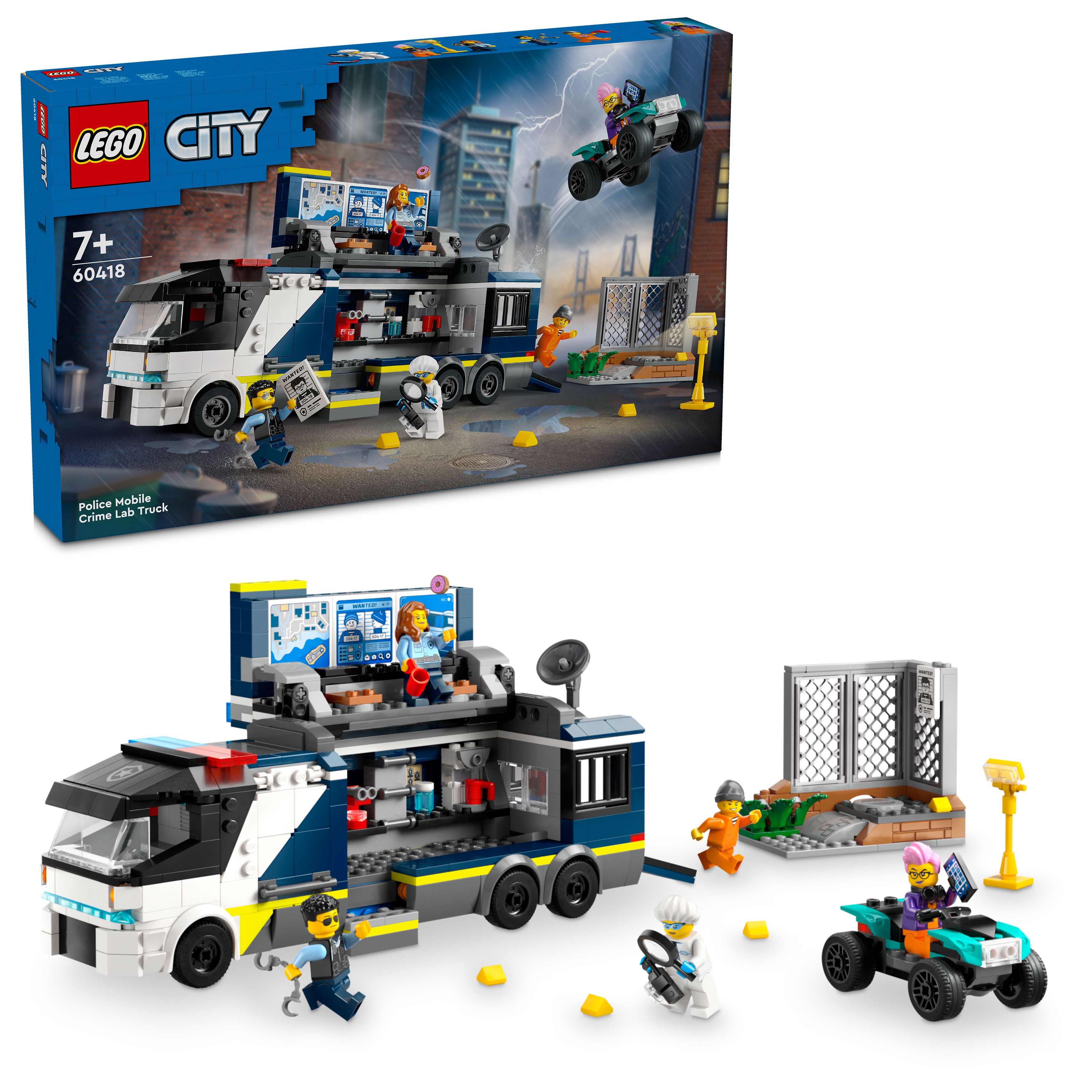 Picture of LEGO City 60418 Police Mobile Crime Lab Truck Toy