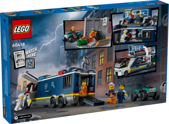 Picture of LEGO City 60418 Police Mobile Crime Lab Truck Toy