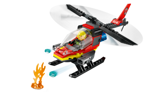 Picture of LEGO City 60411 Fire Rescue Helicopter