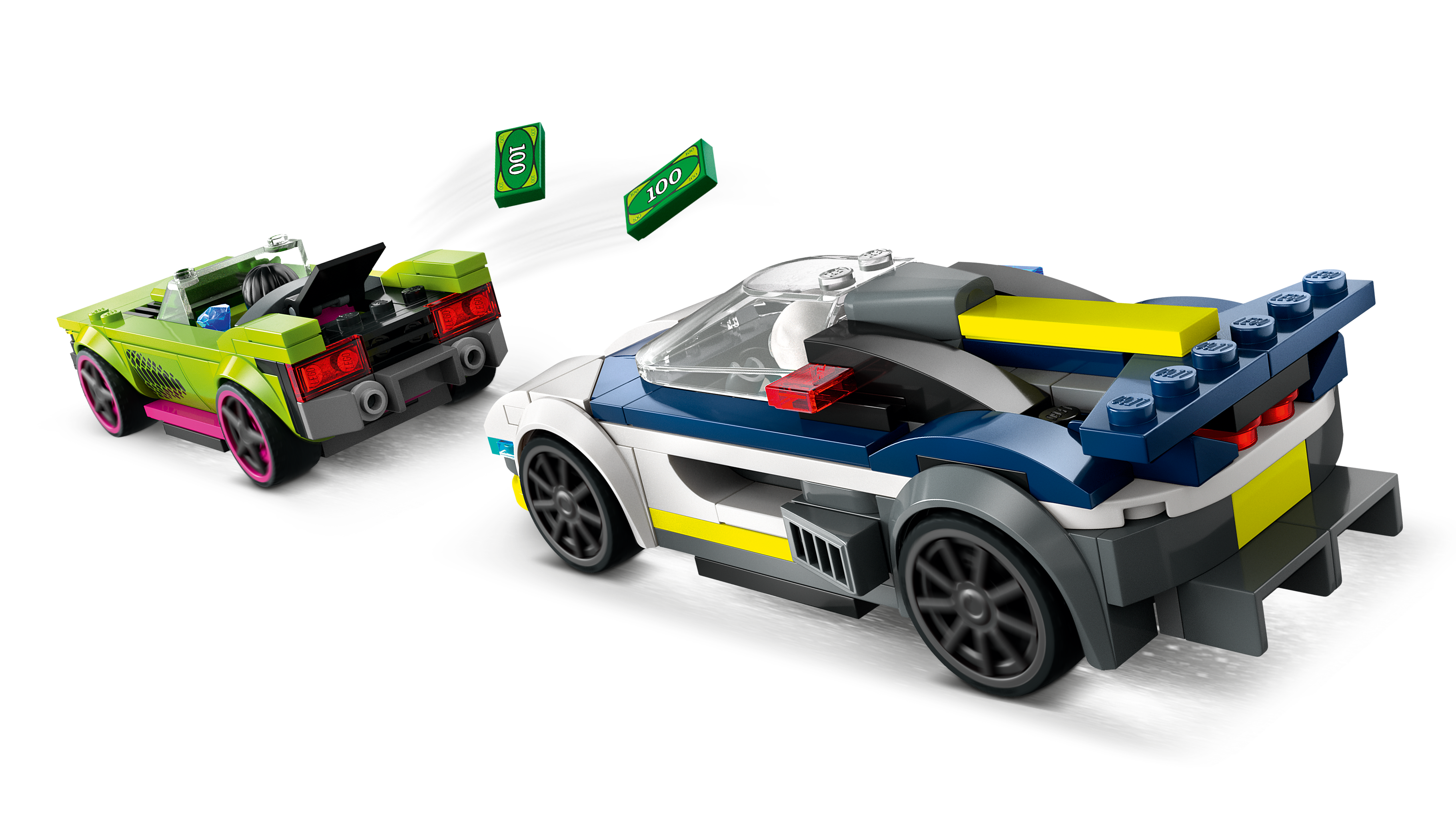 Picture of LEGO City 60415 Police Car and Muscle Car Chase Set