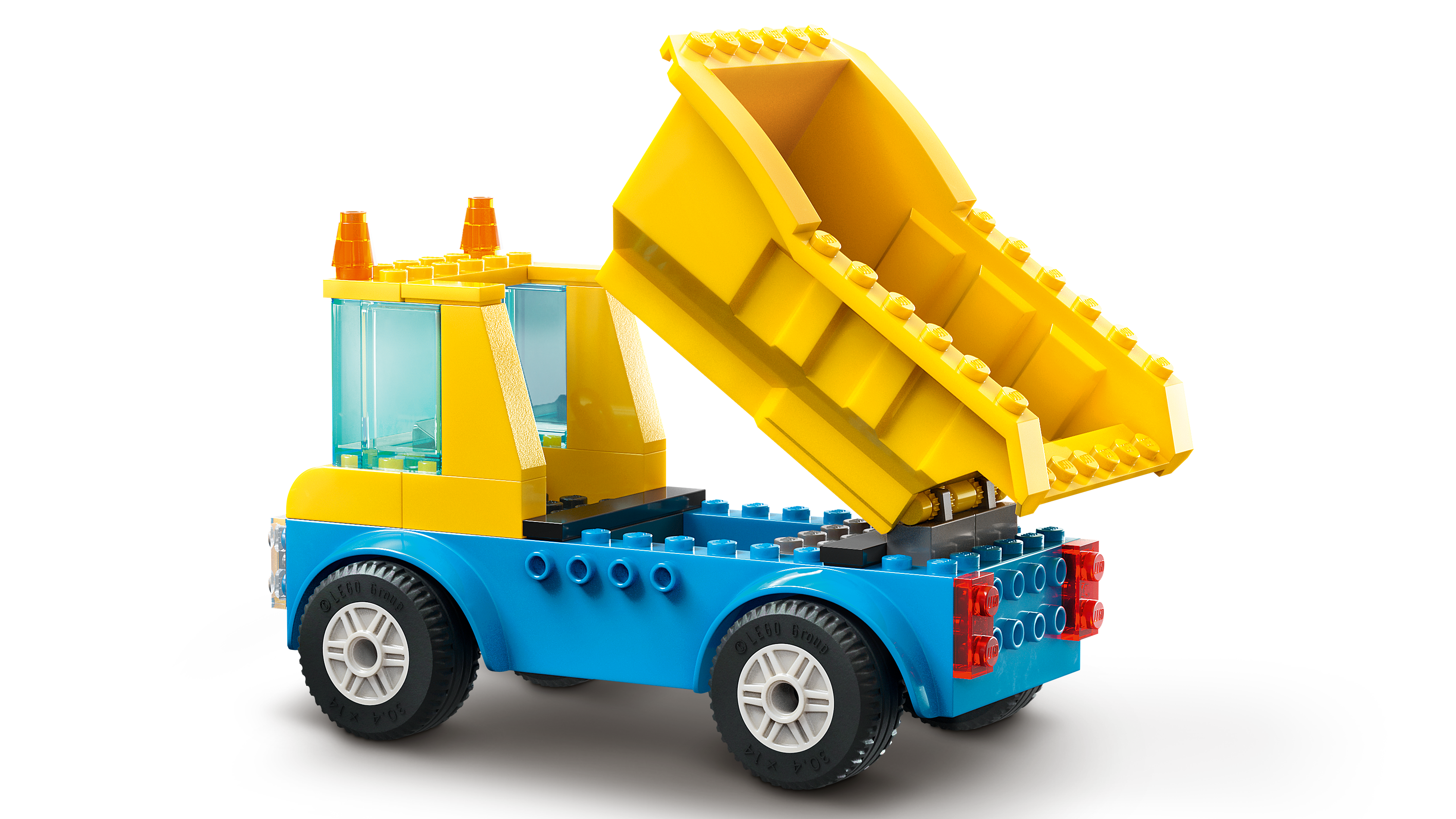 Picture of LEGO City 60391 Construction Trucks and Wrecking Ball Crane