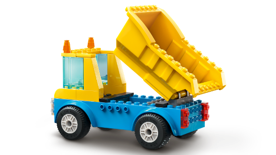 Picture of LEGO City 60391 Construction Trucks and Wrecking Ball Crane