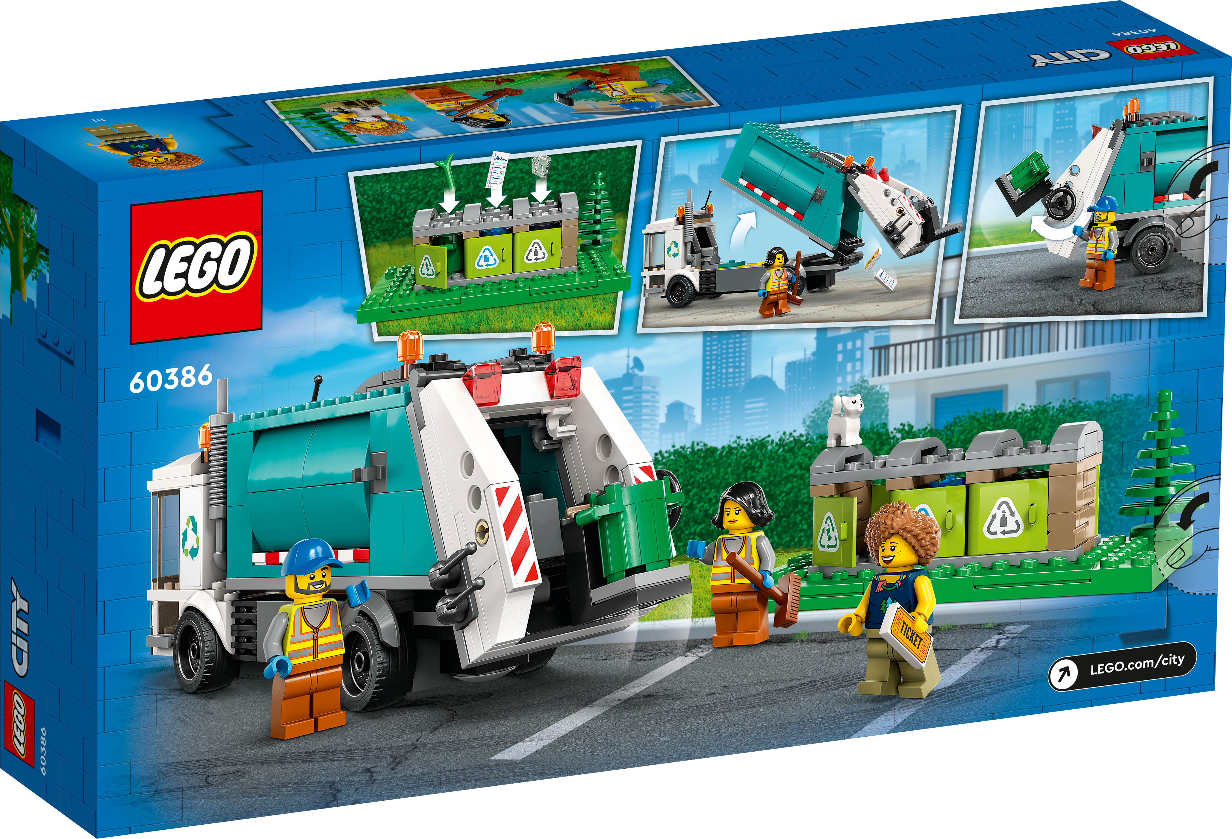 Picture of LEGO City 60386 Recycling Truck