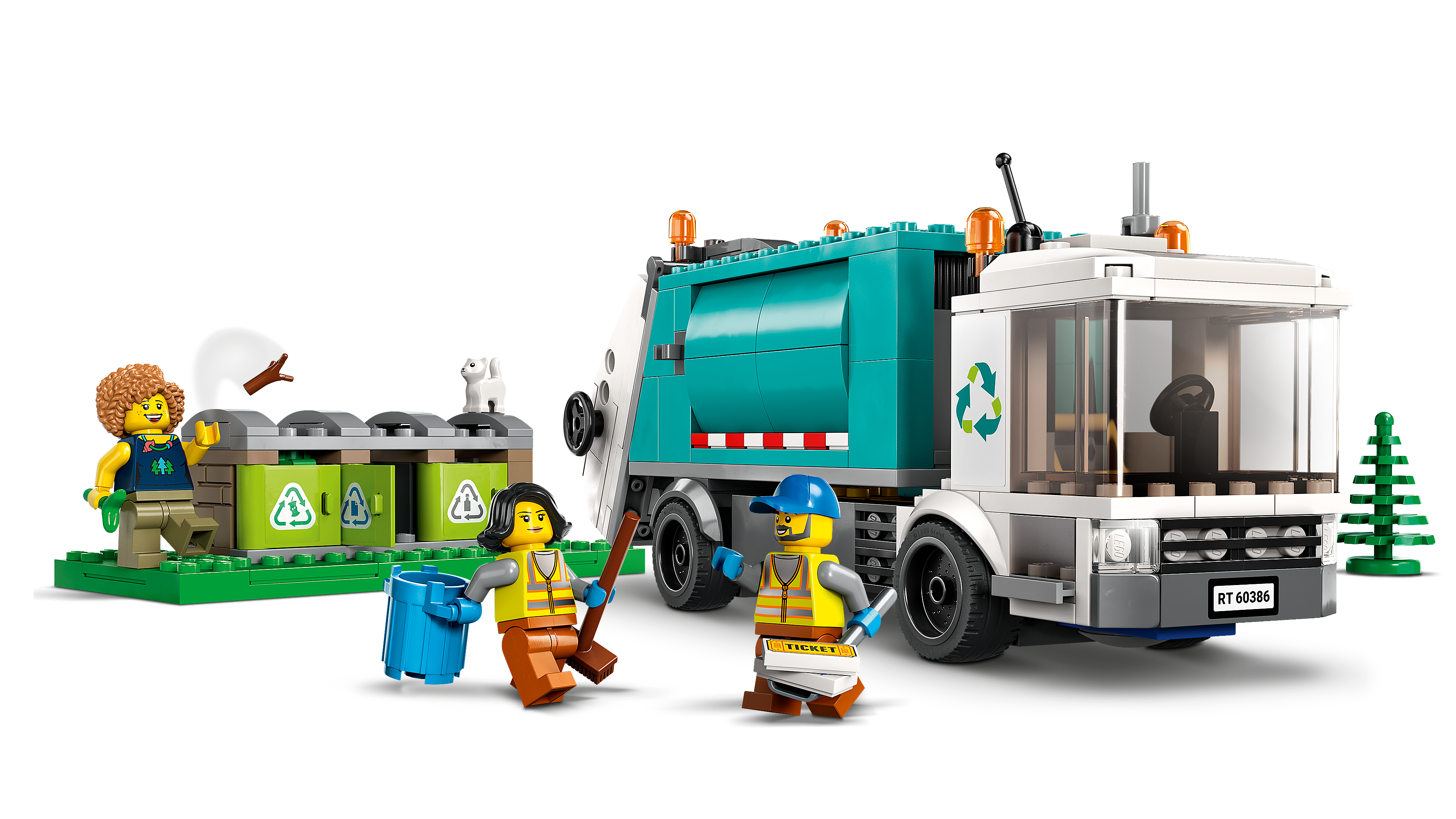 Picture of LEGO City 60386 Recycling Truck