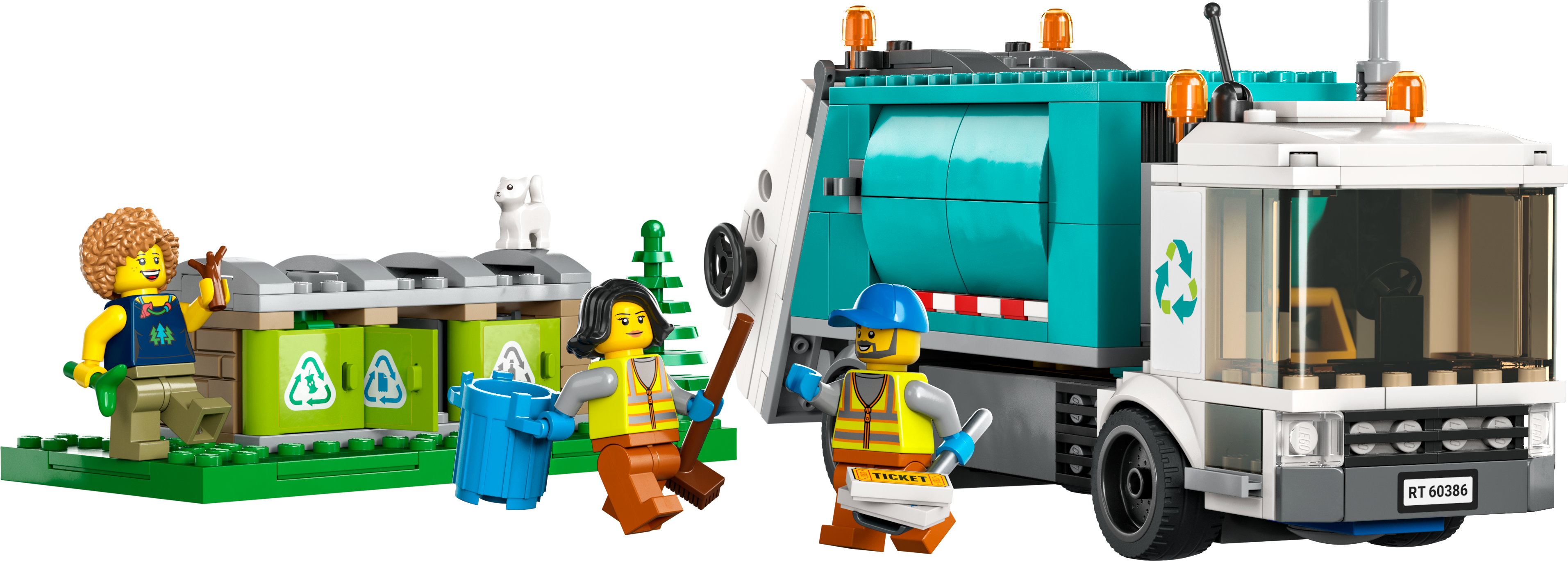 Picture of LEGO City 60386 Recycling Truck