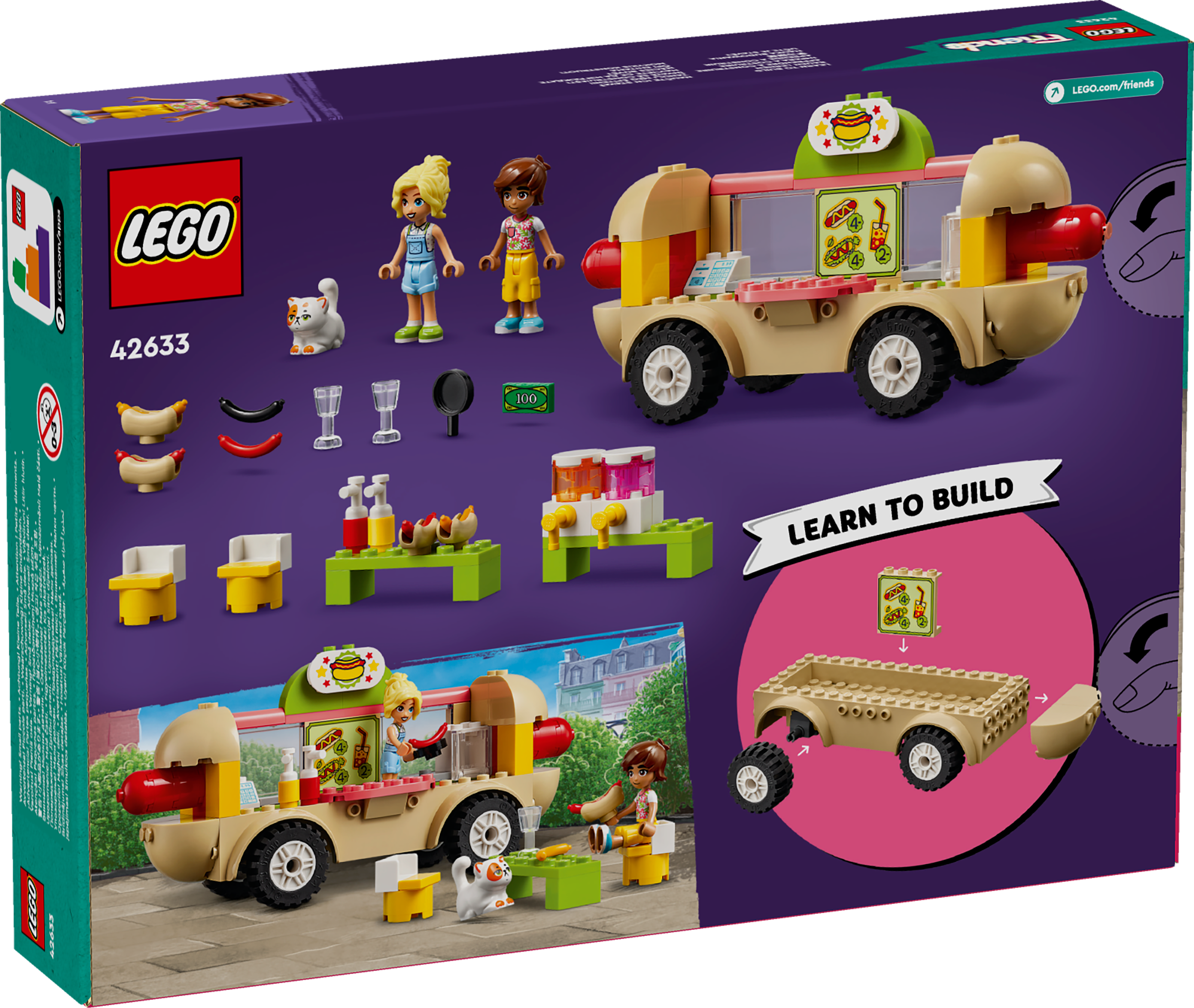 Picture of LEGO Friends 42633 Hot Dog Food Truck Toy