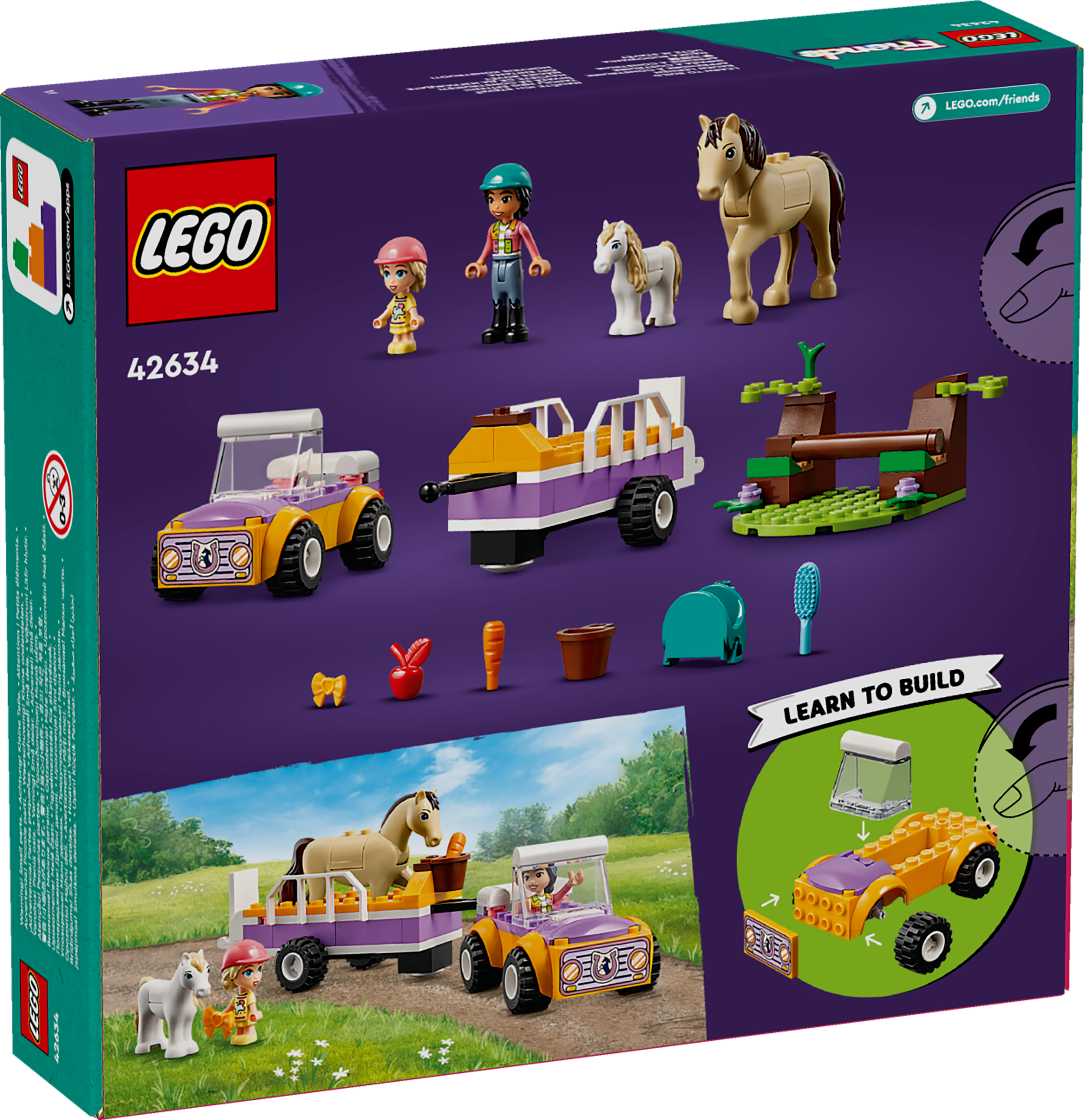 Picture of LEGO Friends 42634 Horse and Pony Trailer Toy