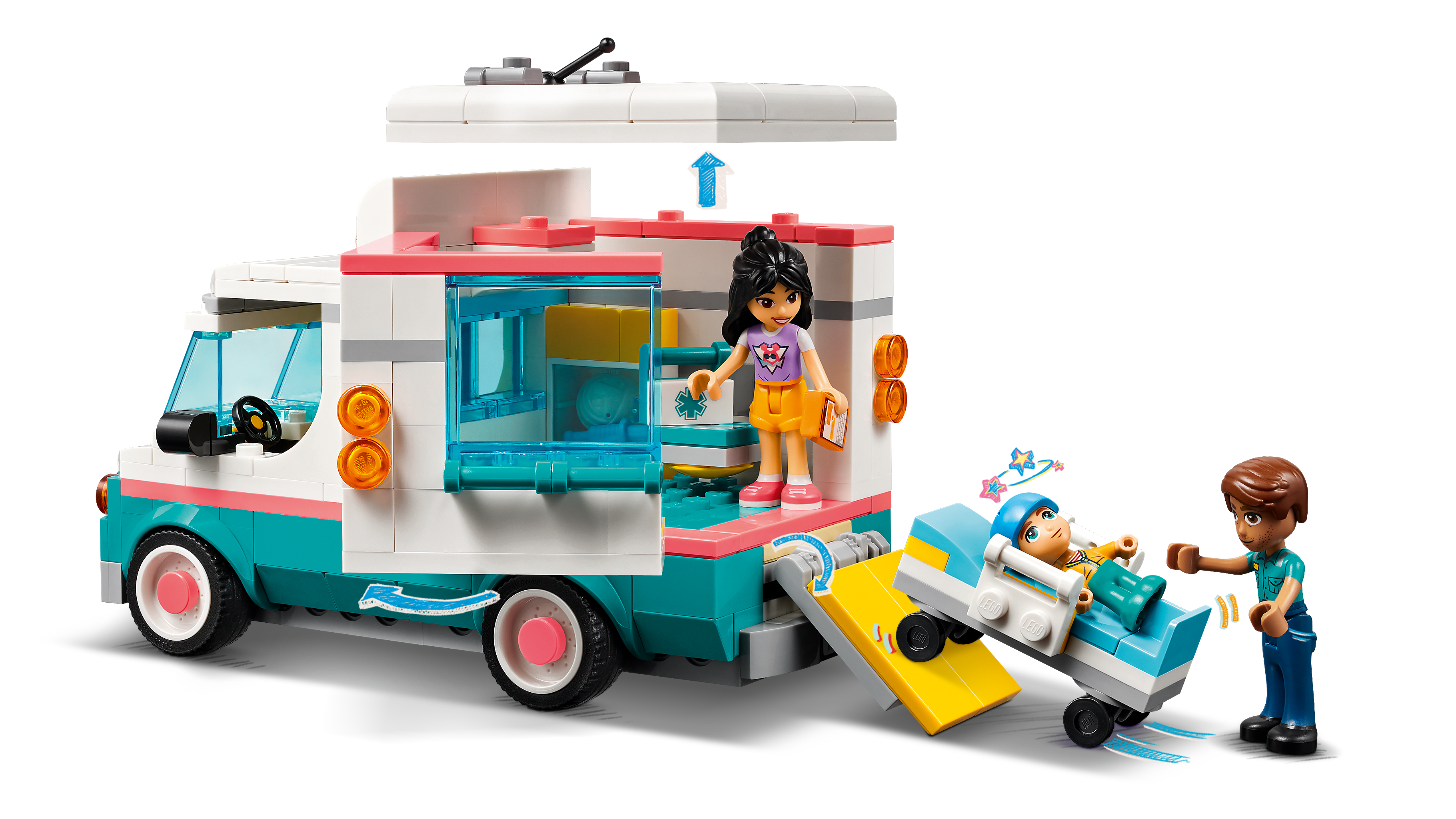 Picture of LEGO Friends 42613 Heartlake City Hospital Ambulance