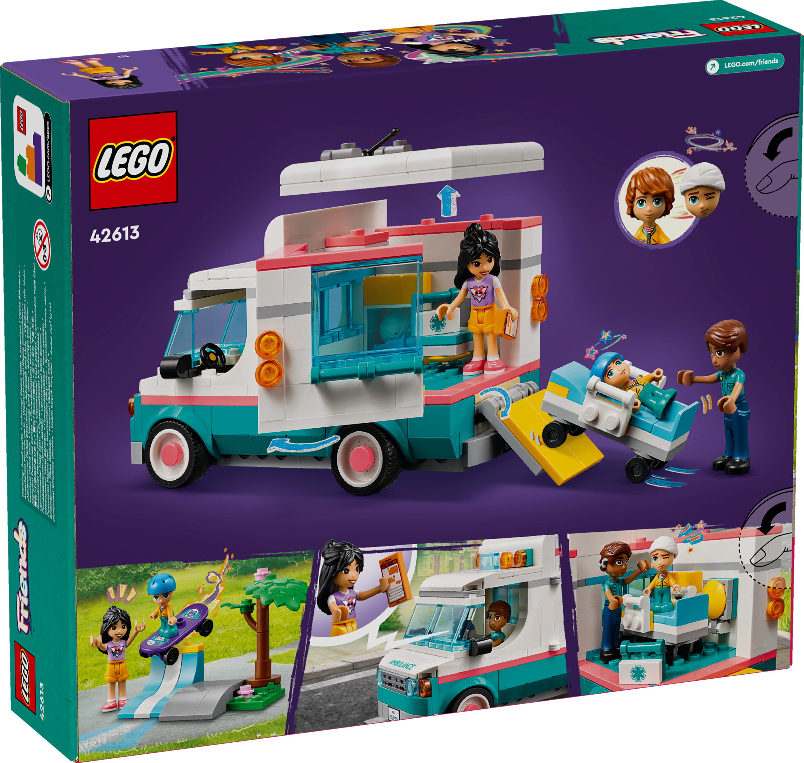 Picture of LEGO Friends 42613 Heartlake City Hospital Ambulance