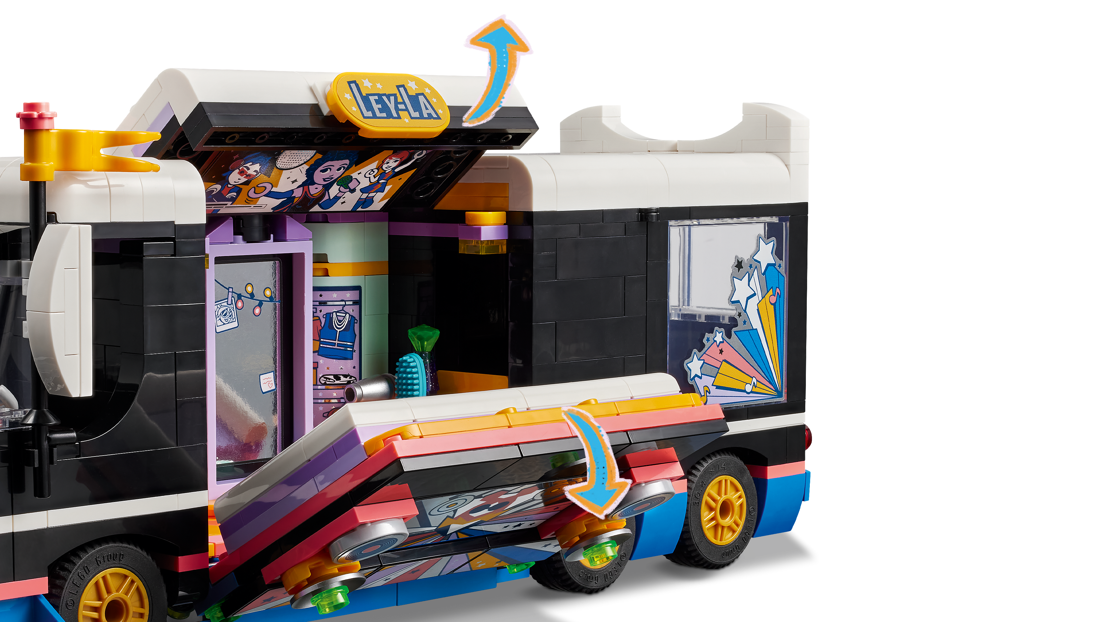 Picture of LEGO Friends 42619 Pop Star Music Tour Bus Toy