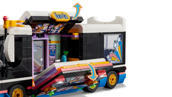 Picture of LEGO Friends 42619 Pop Star Music Tour Bus Toy