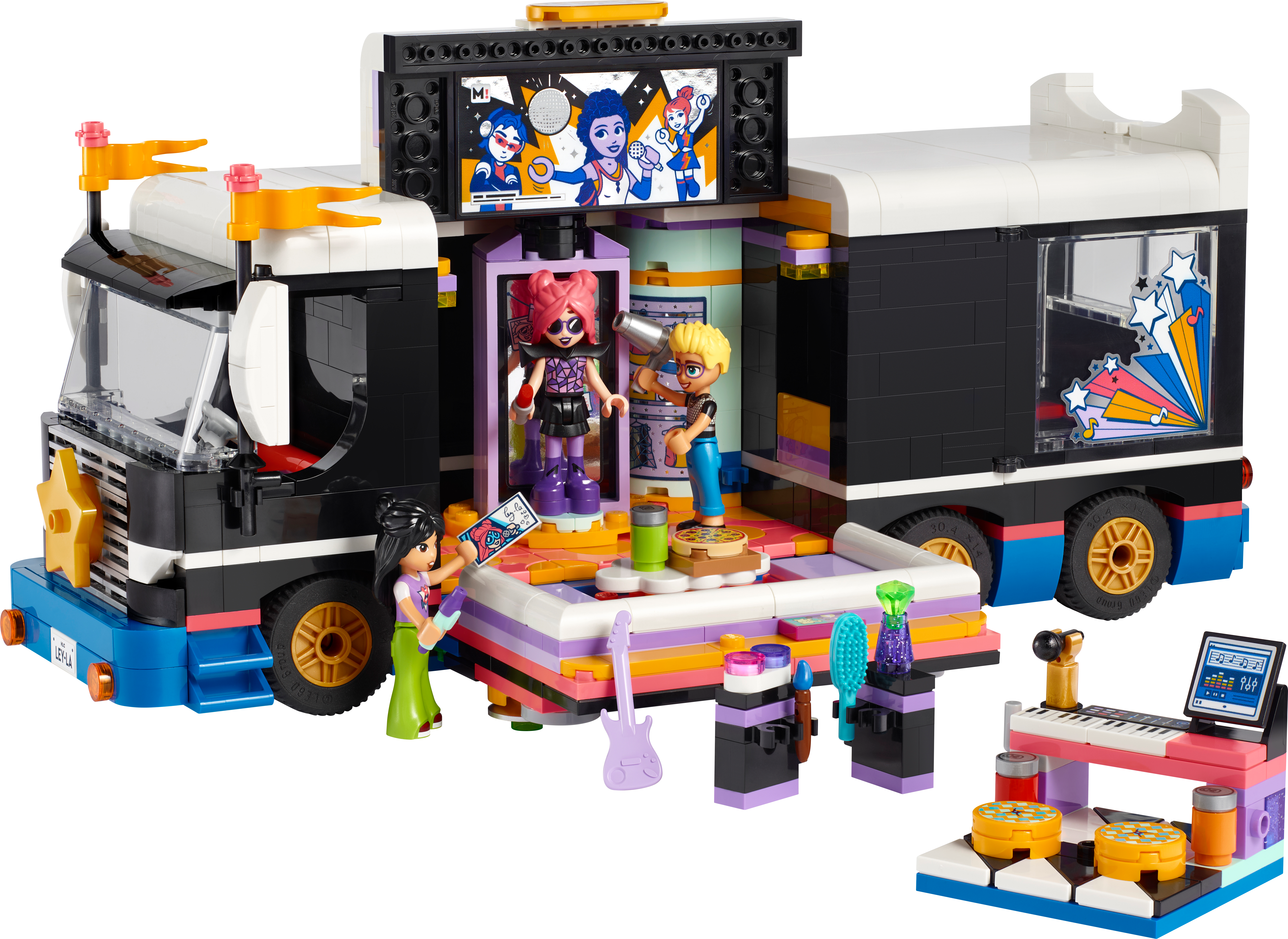 Picture of LEGO Friends 42619 Pop Star Music Tour Bus Toy