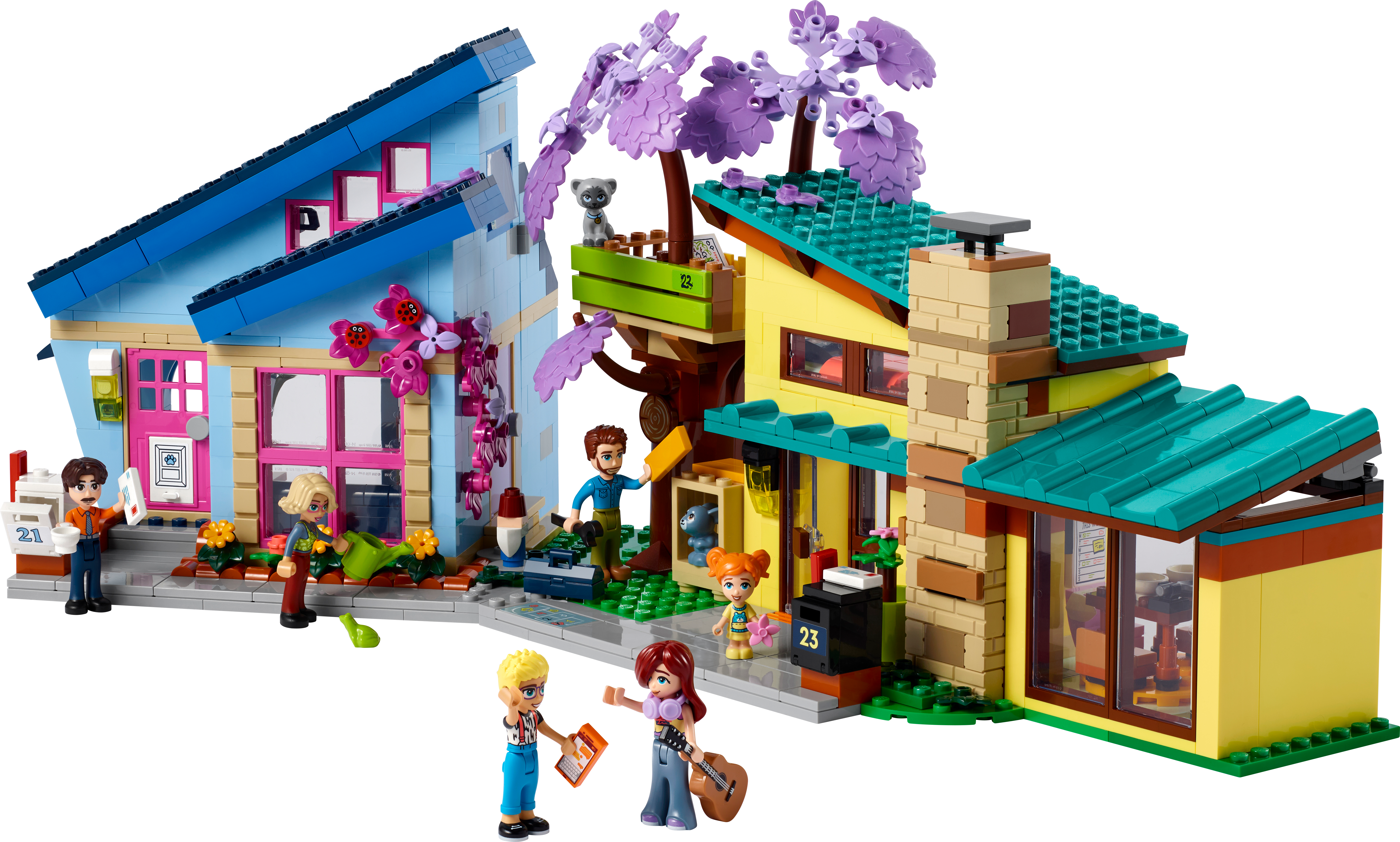 Picture of LEGO Friends 42620 Olly and Paisley's Family Houses