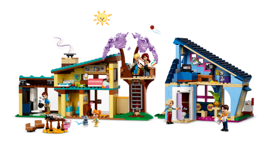 Picture of LEGO Friends 42620 Olly and Paisley's Family Houses