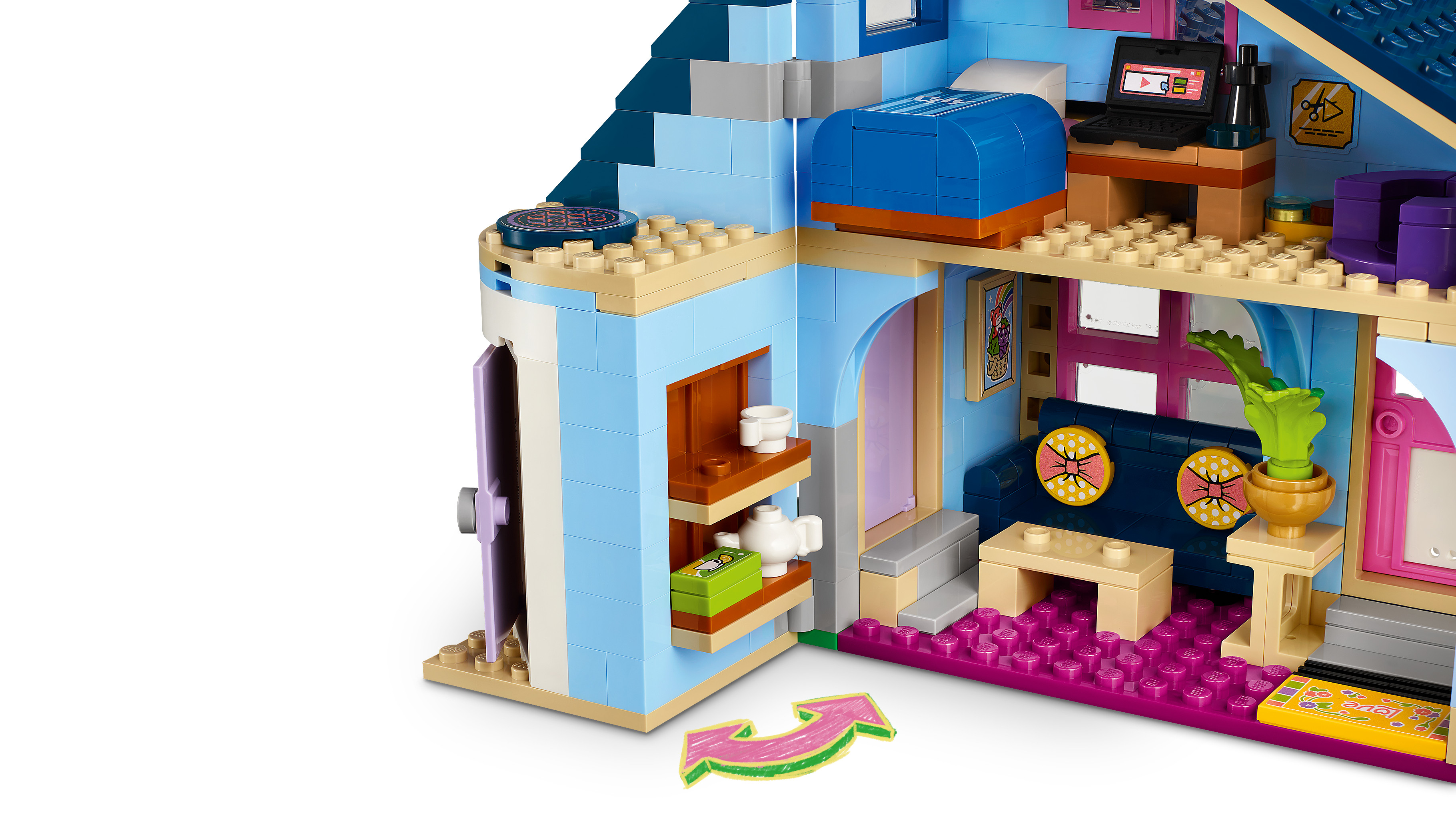 Picture of LEGO Friends 42620 Olly and Paisley's Family Houses