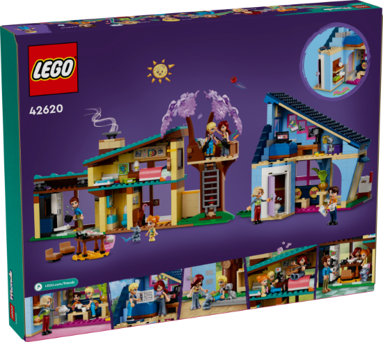 Picture of LEGO Friends 42620 Olly and Paisley's Family Houses