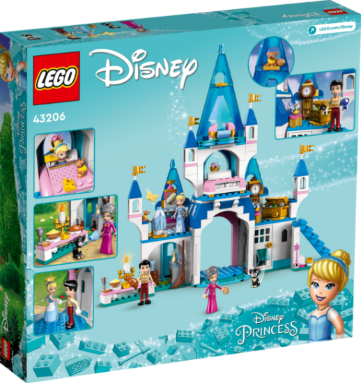 Picture of LEGO Disney 43206 Cinderella and Prince Charming's Castle