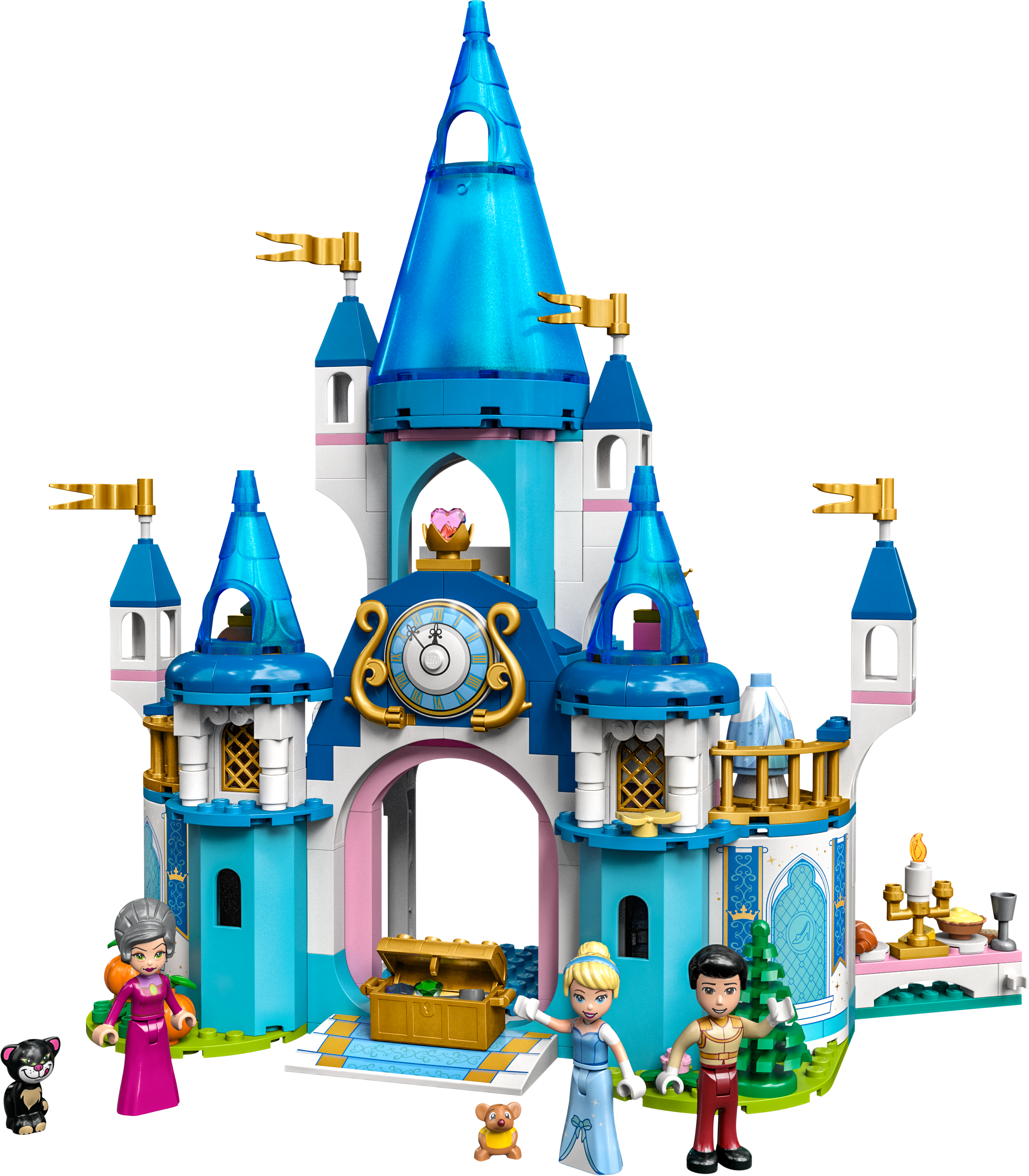 Picture of LEGO Disney 43206 Cinderella and Prince Charming's Castle