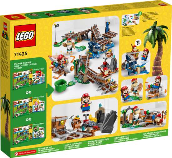 Picture of LEGO Super Mario 71425 Diddy Kong's Mine Cart Ride Expansion Set