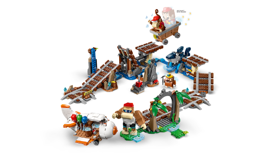 Picture of LEGO Super Mario 71425 Diddy Kong's Mine Cart Ride Expansion Set