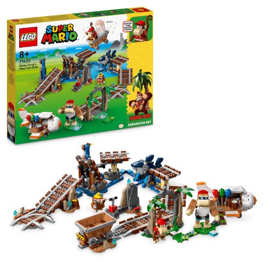 Picture of LEGO Super Mario 71425 Diddy Kong's Mine Cart Ride Expansion Set